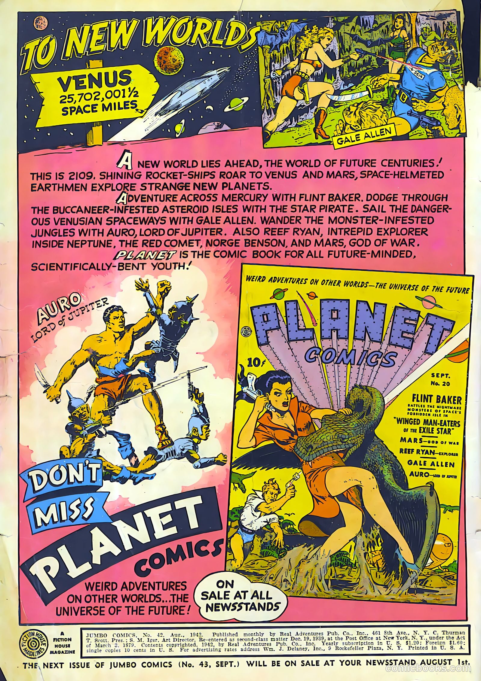 Jumbo Comics #42 (1942, Real Adventures Pub. Co., Inc.) — page 2 of 68