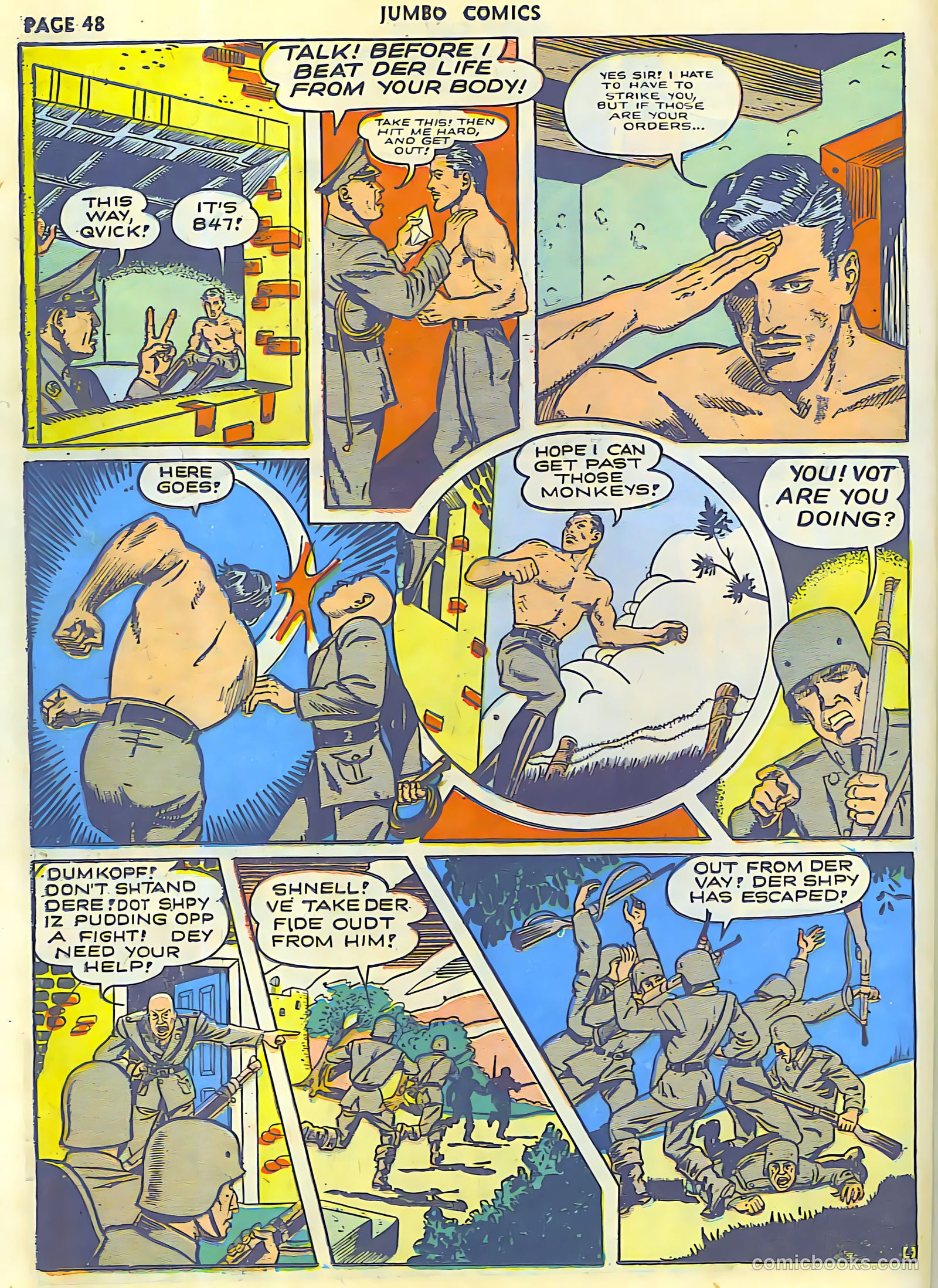 Jumbo Comics #42 (1942, Real Adventures Pub. Co., Inc.) — page 50 of 68