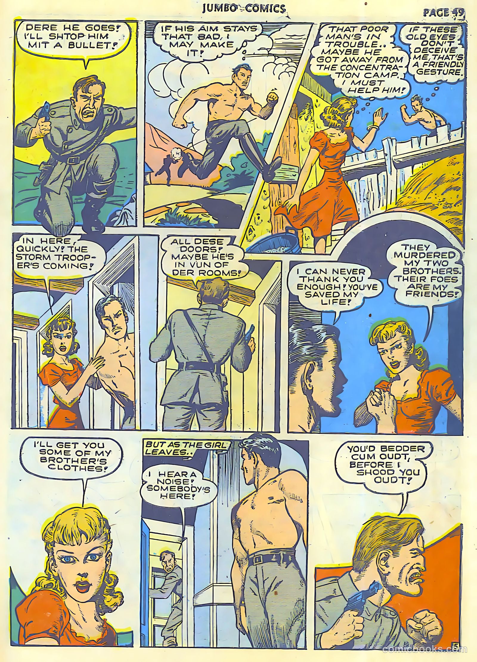 Jumbo Comics #42 (1942, Real Adventures Pub. Co., Inc.) — page 51 of 68