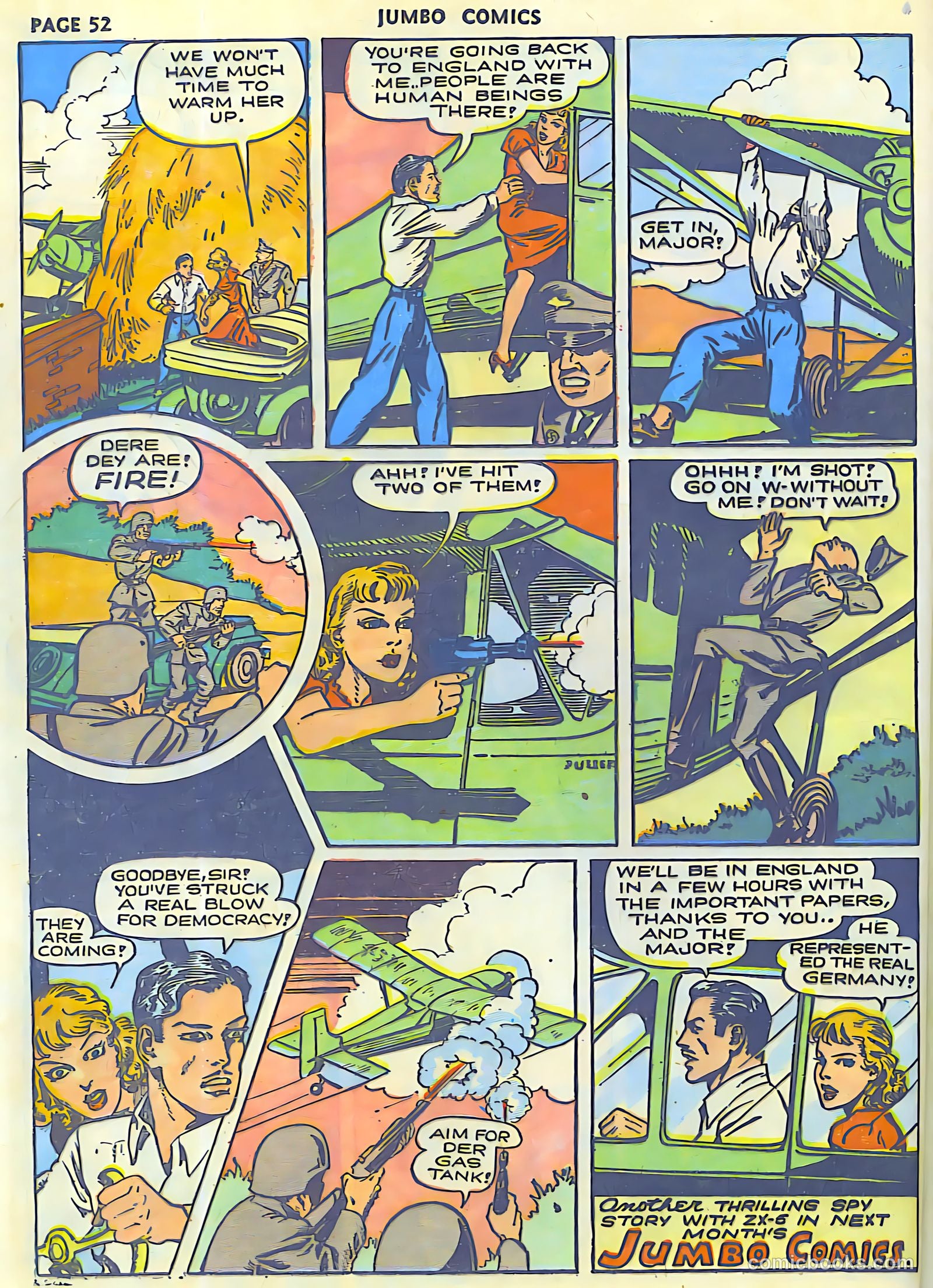 Jumbo Comics #42 (1942, Real Adventures Pub. Co., Inc.) — page 54 of 68