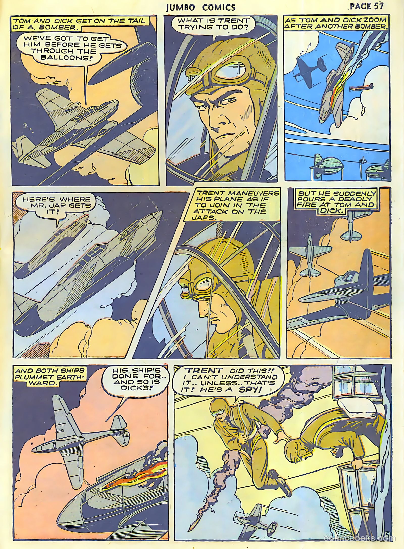 Jumbo Comics #42 (1942, Real Adventures Pub. Co., Inc.) — page 59 of 68
