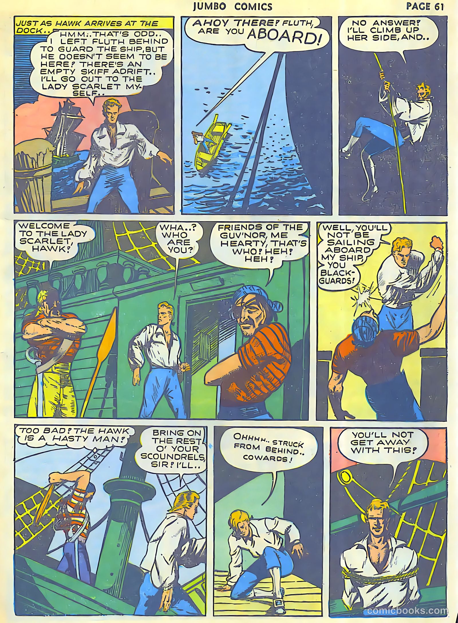 Jumbo Comics #42 (1942, Real Adventures Pub. Co., Inc.) — page 63 of 68