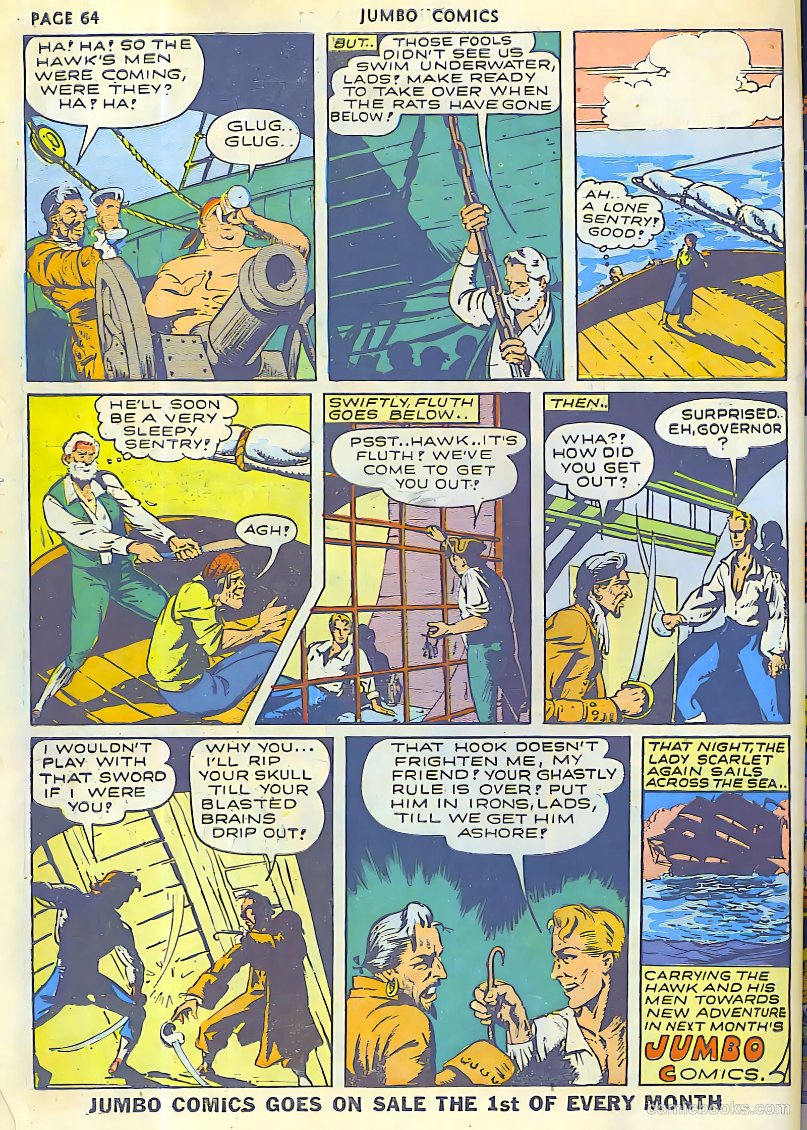Jumbo Comics #42 (1942, Real Adventures Pub. Co., Inc.) — page 66 of 68