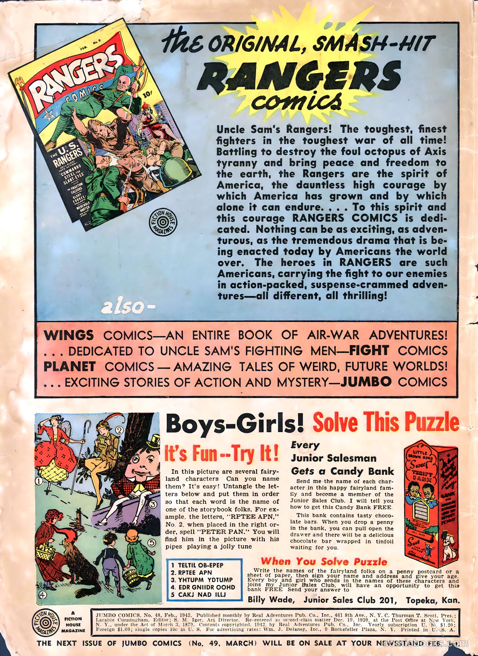 Jumbo Comics #48 (1943) — page 2 of 68