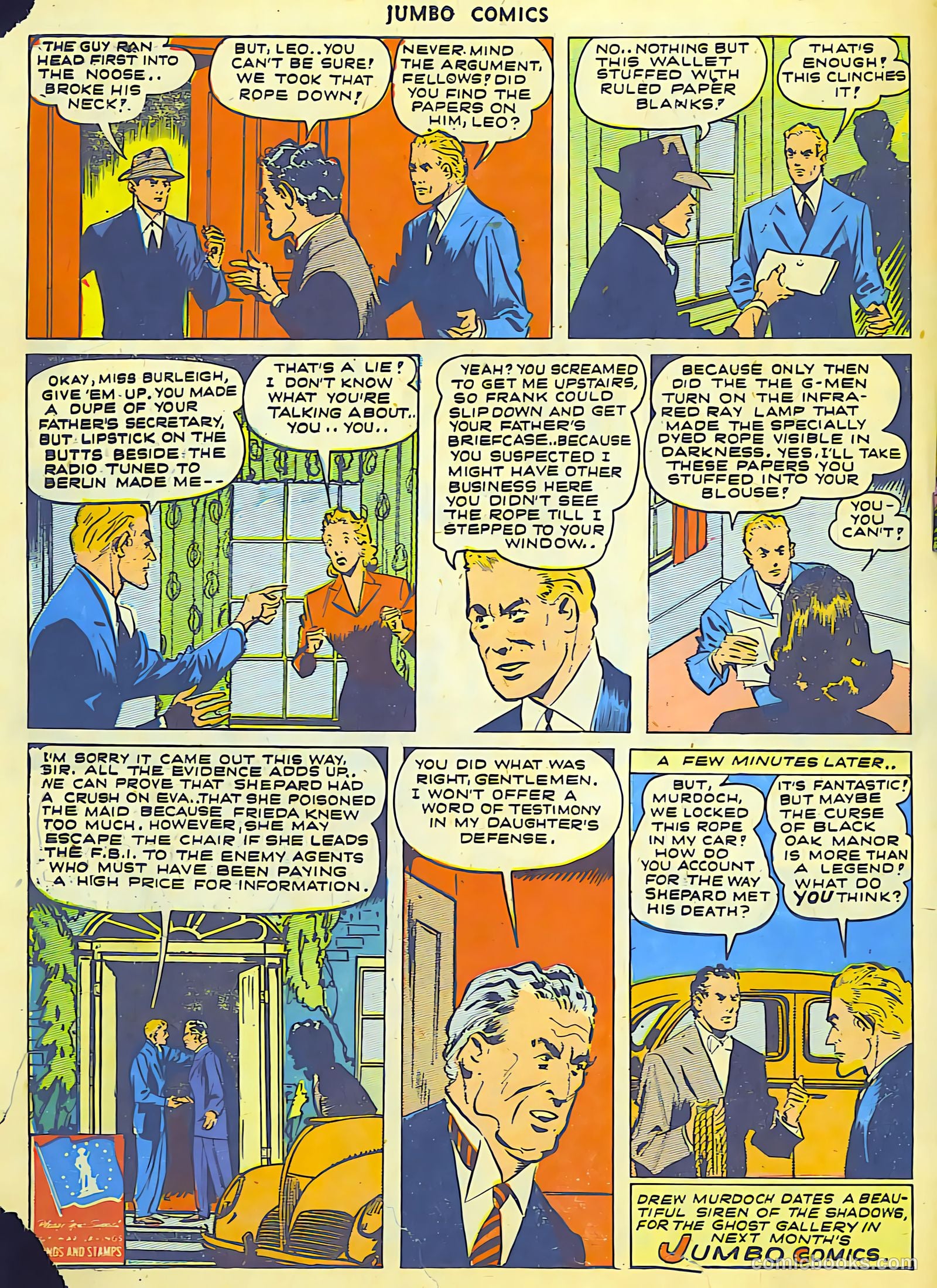Jumbo Comics #52 (1943) — page 56 of 58