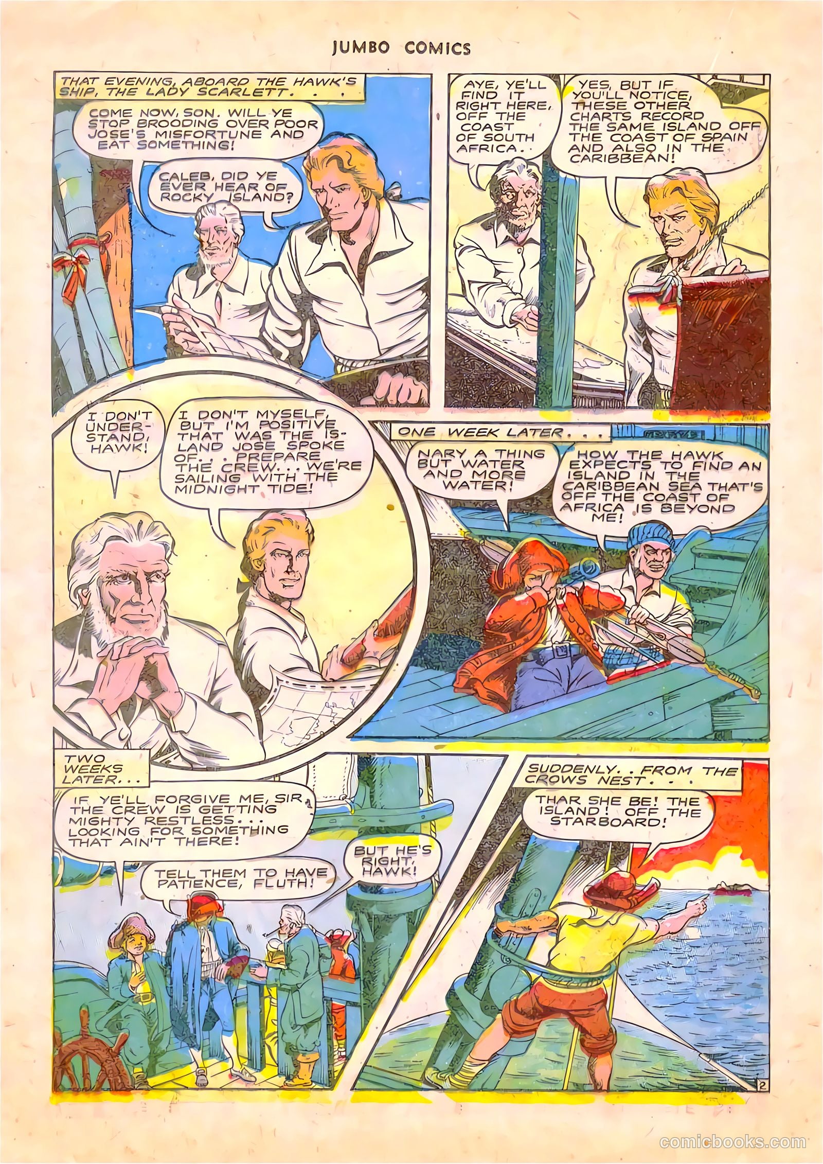 Jumbo Comics #64 (1944, Real Adventures Pub. Co., Inc.) — page 22 of 52