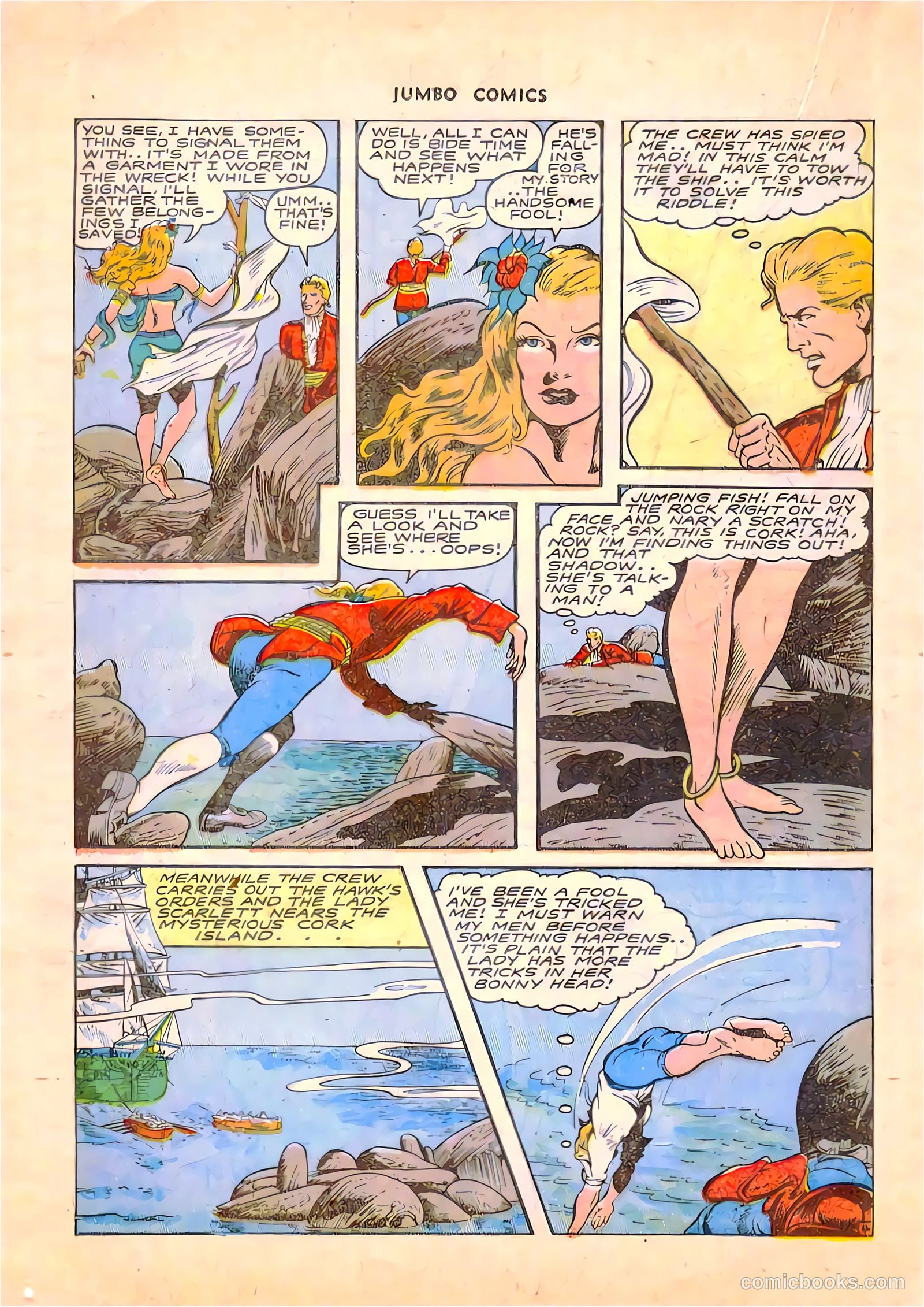 Jumbo Comics #64 (1944, Real Adventures Pub. Co., Inc.) — page 24 of 52