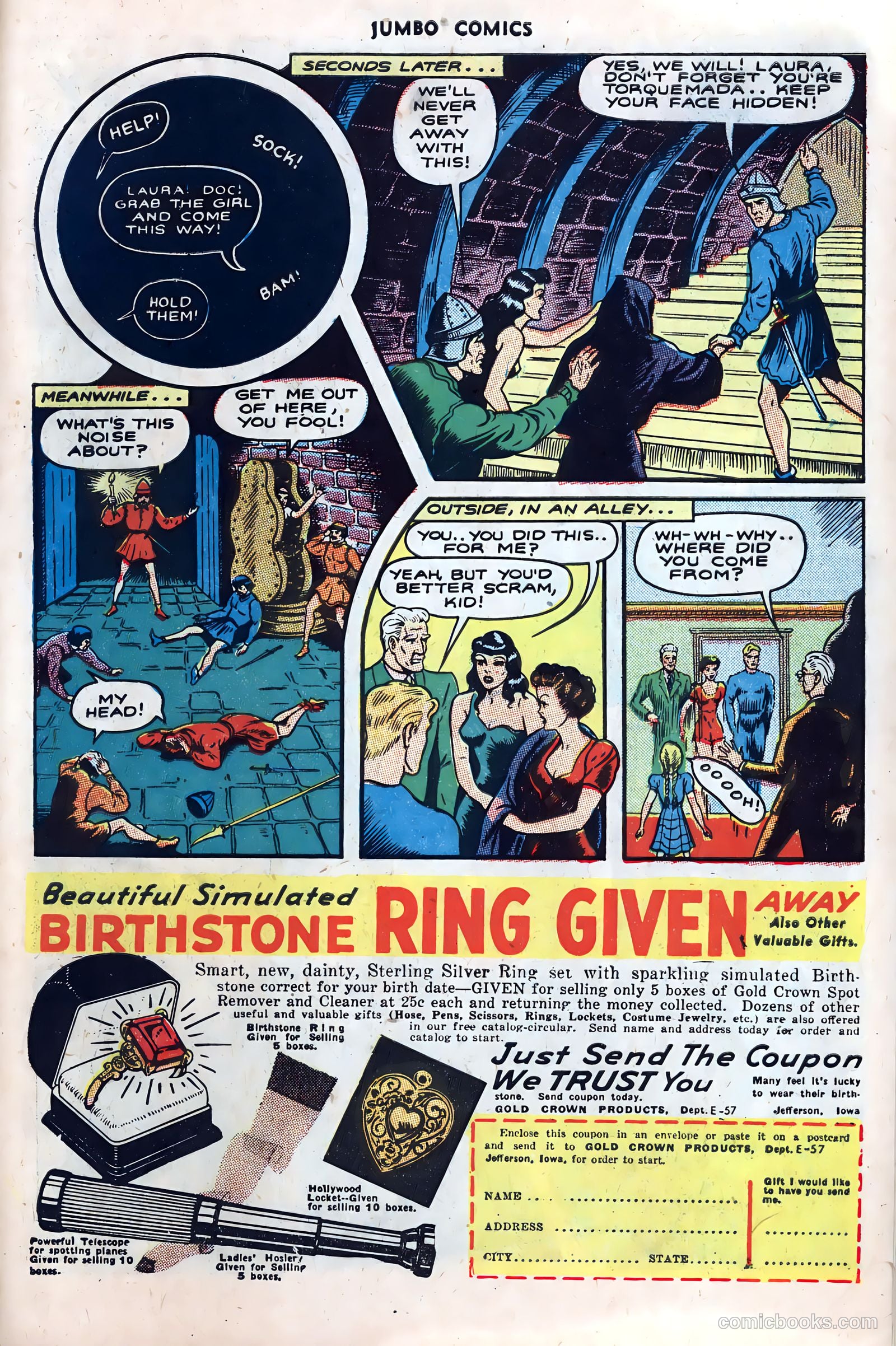 Jumbo Comics #66 (1944, Real Adventures Pub. Co., Inc.) — page 41 of 52