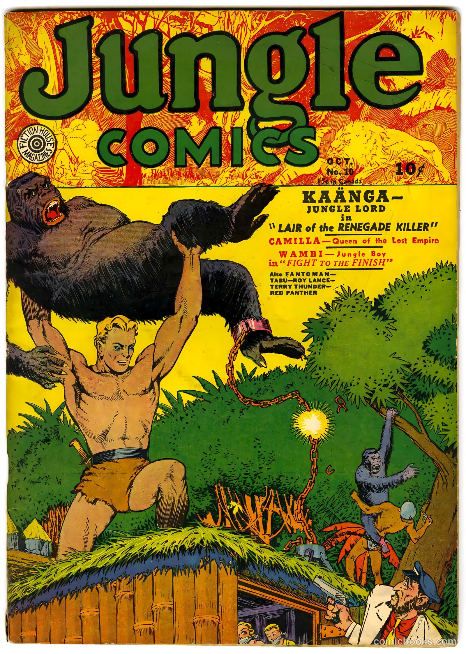 Jungle Comics #10 cover