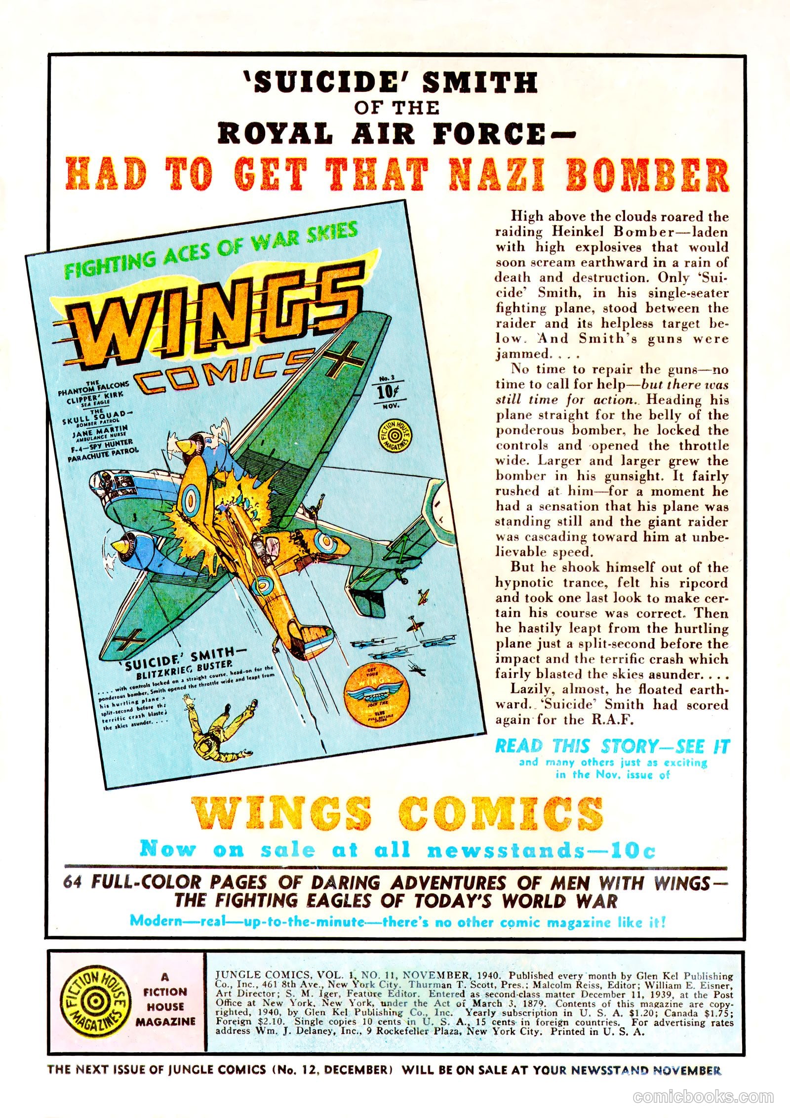Jungle Comics #11 (1940) — page 2