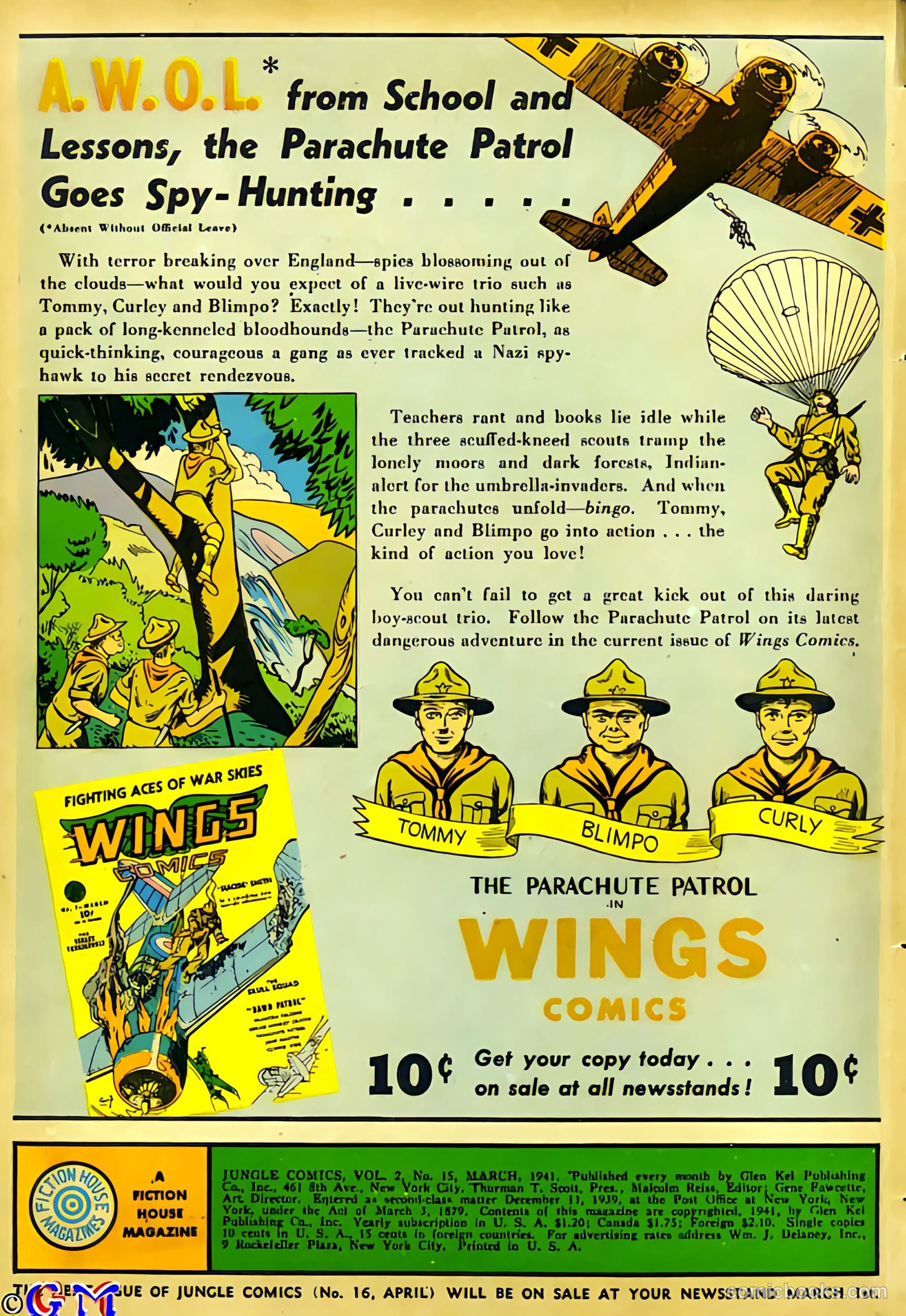 Jungle Comics #15 (1948) — page 2 of 36
