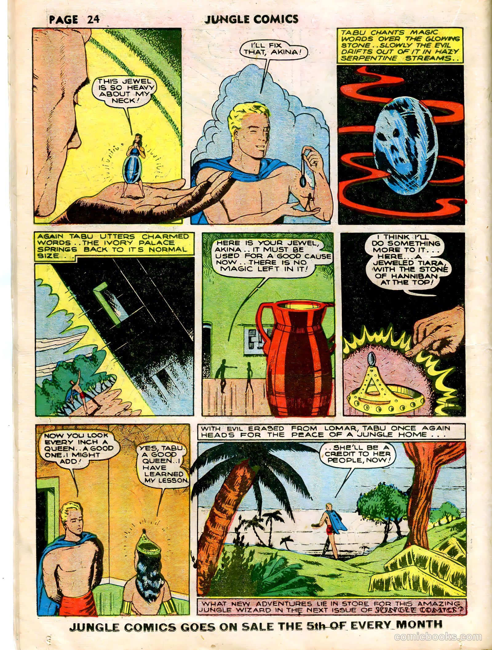 Jungle Comics #15 (1948) — page 27 of 36