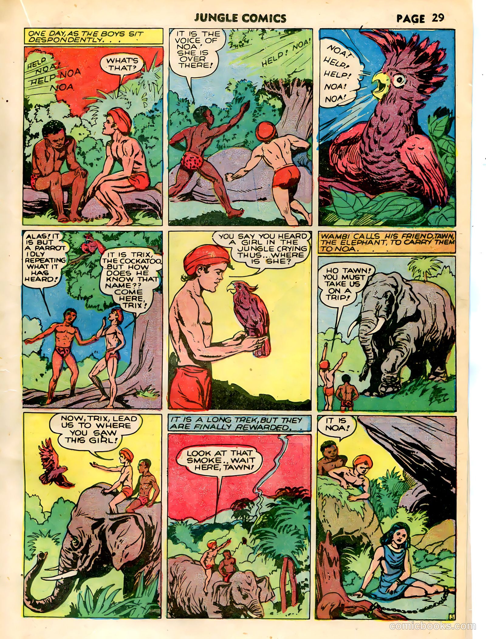 Jungle Comics #15 (1948) — page 32 of 36