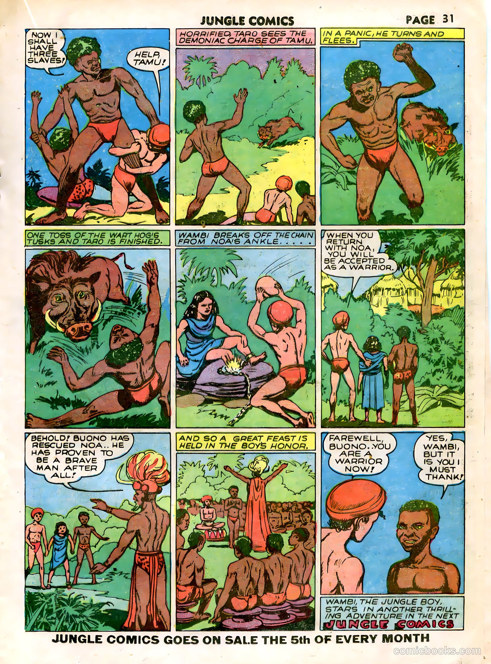 Jungle Comics #15 (1948) — page 34 of 36