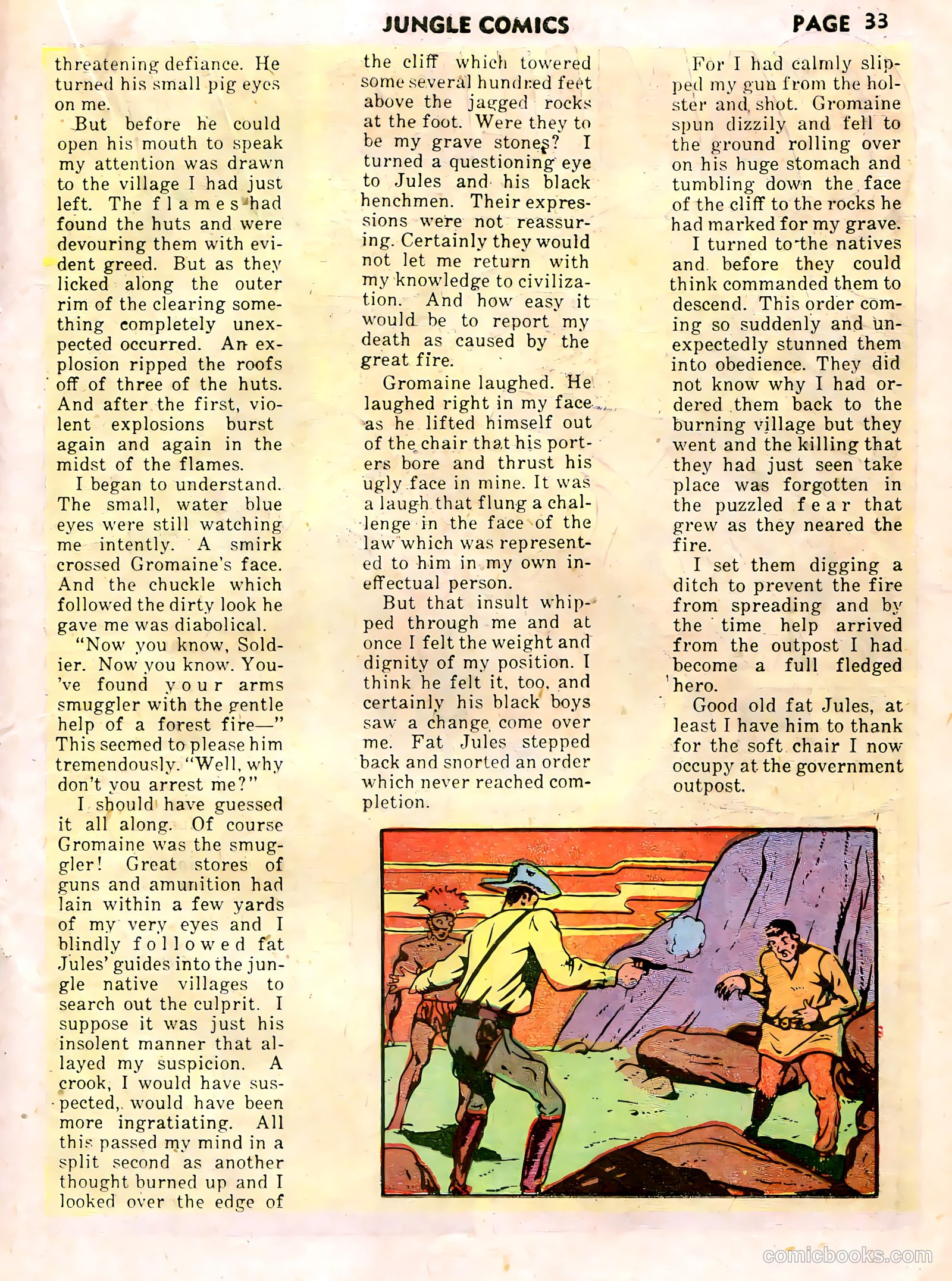 Jungle Comics #15 (1948) — page 36 of 36