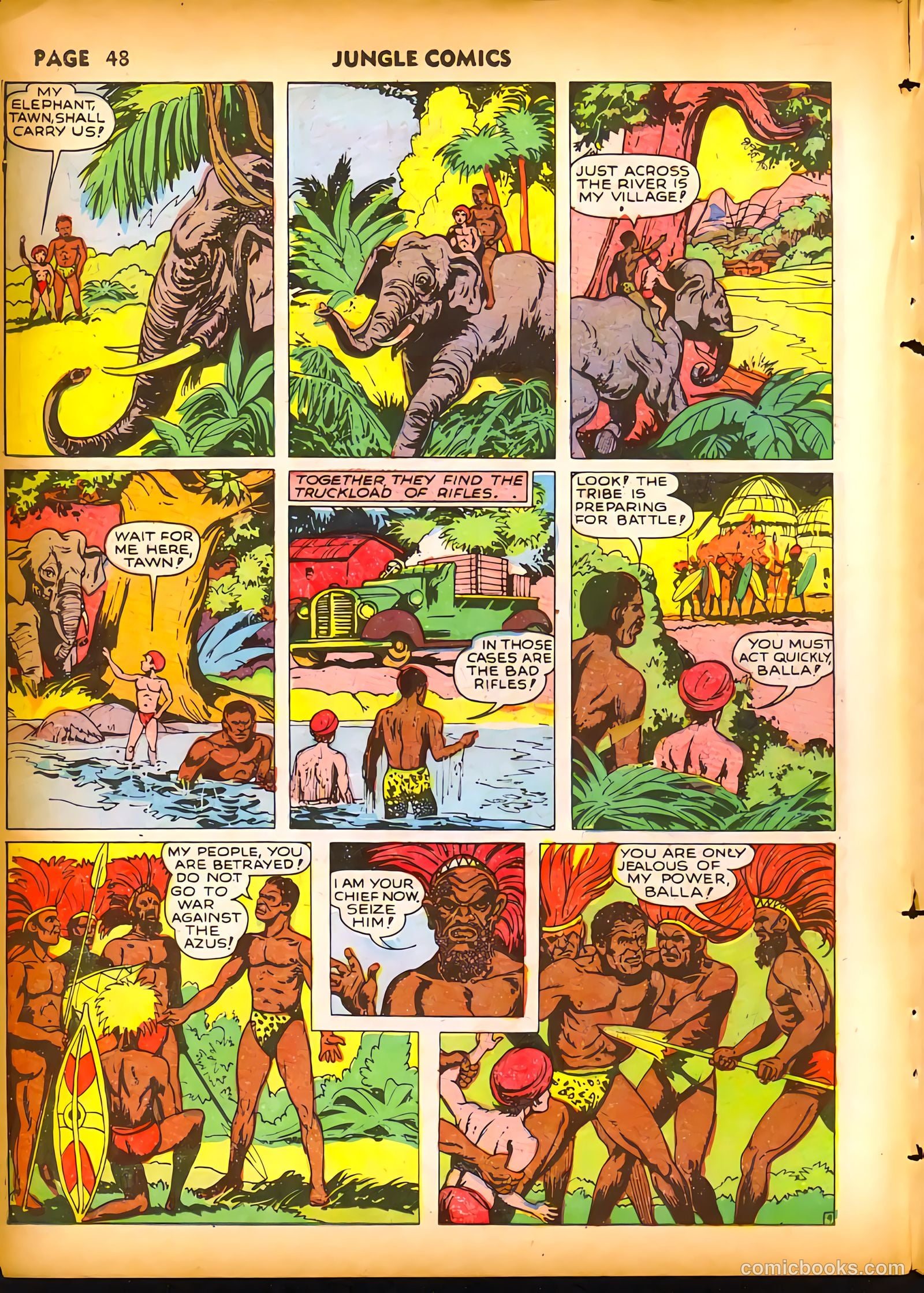 Jungle Comics #19 (1941) — page 50 of 68