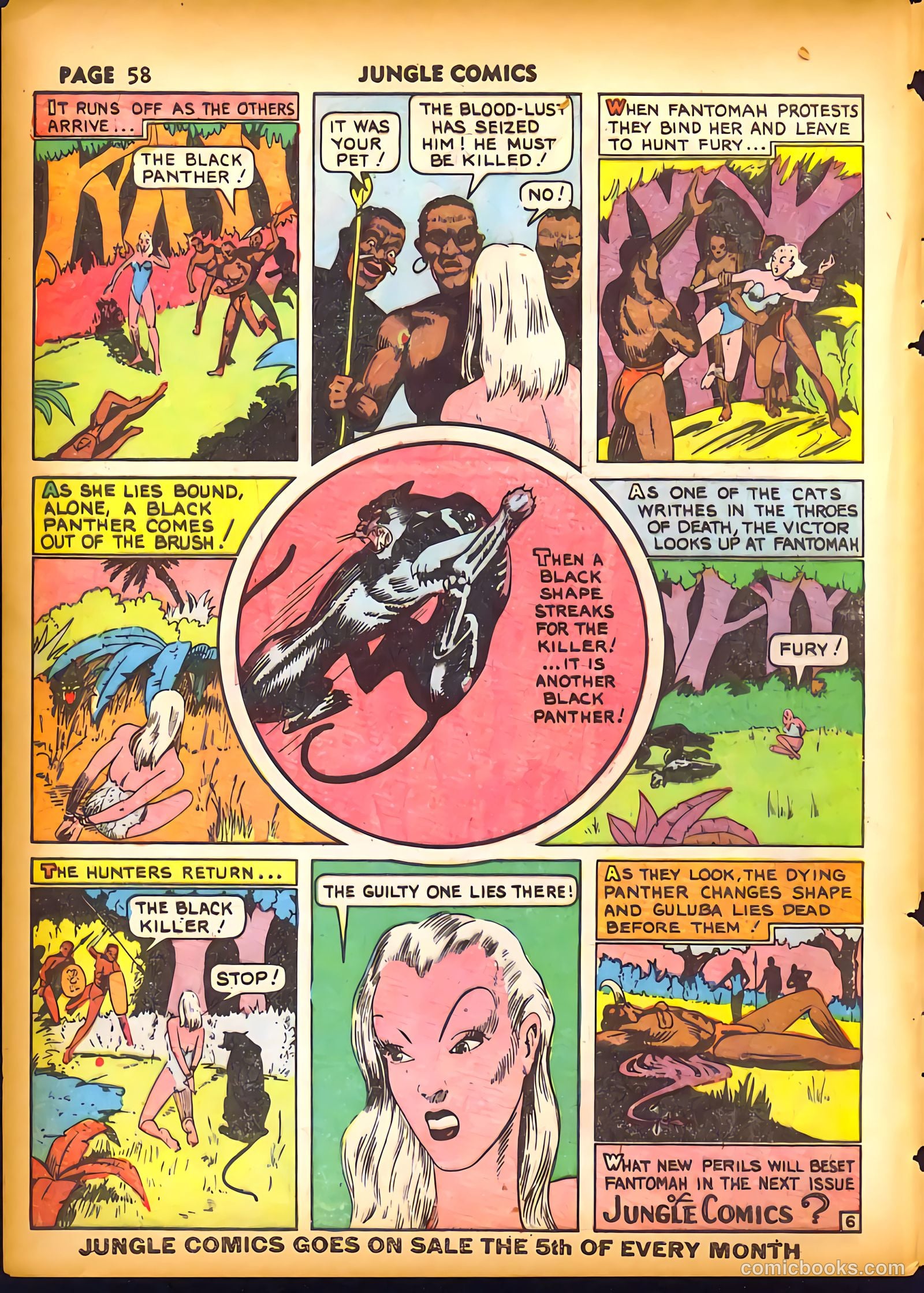 Jungle Comics #19 (1941) — page 60 of 68