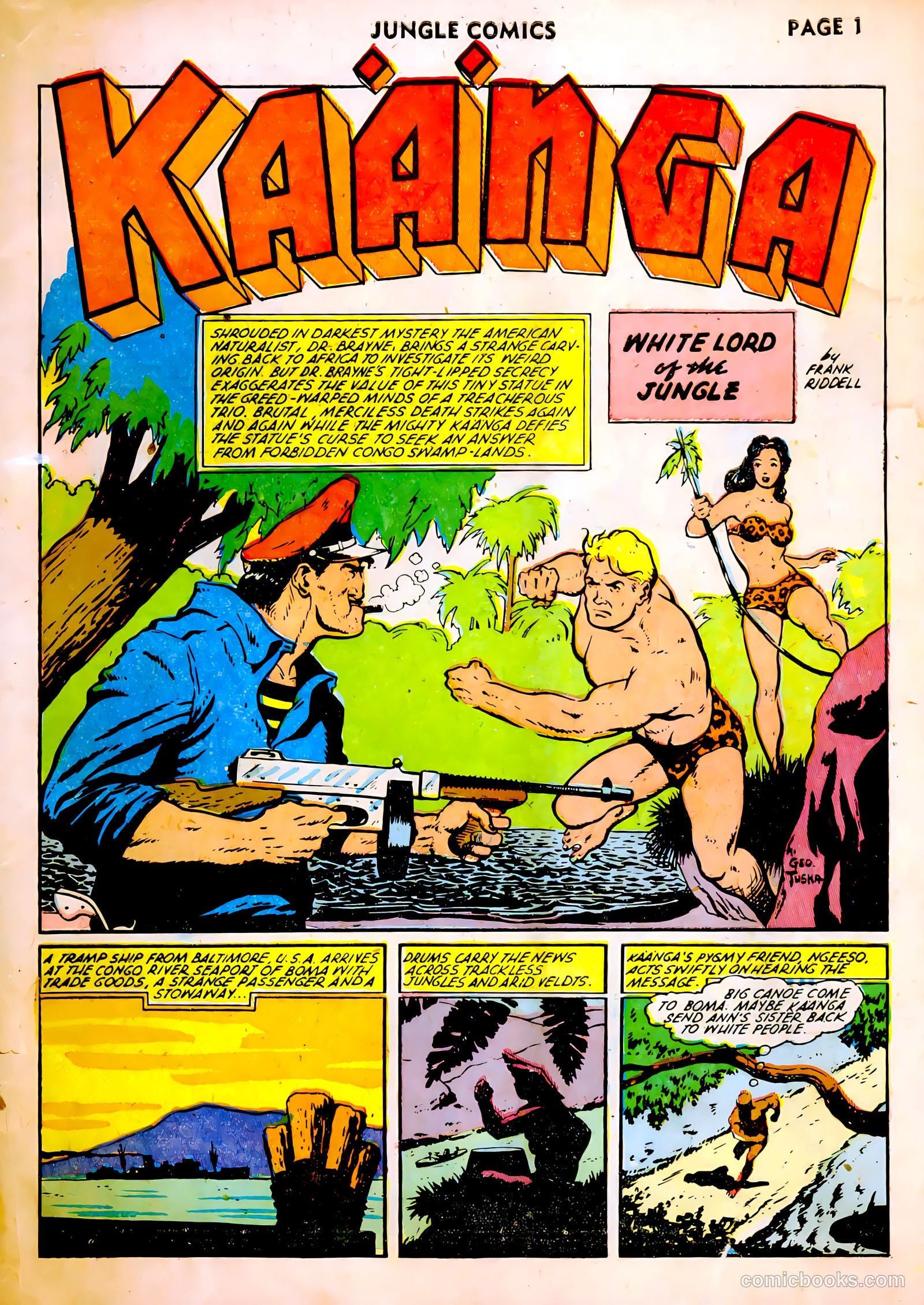 Jungle Comics #37 (1943, Fiction House) — page 3 of 68