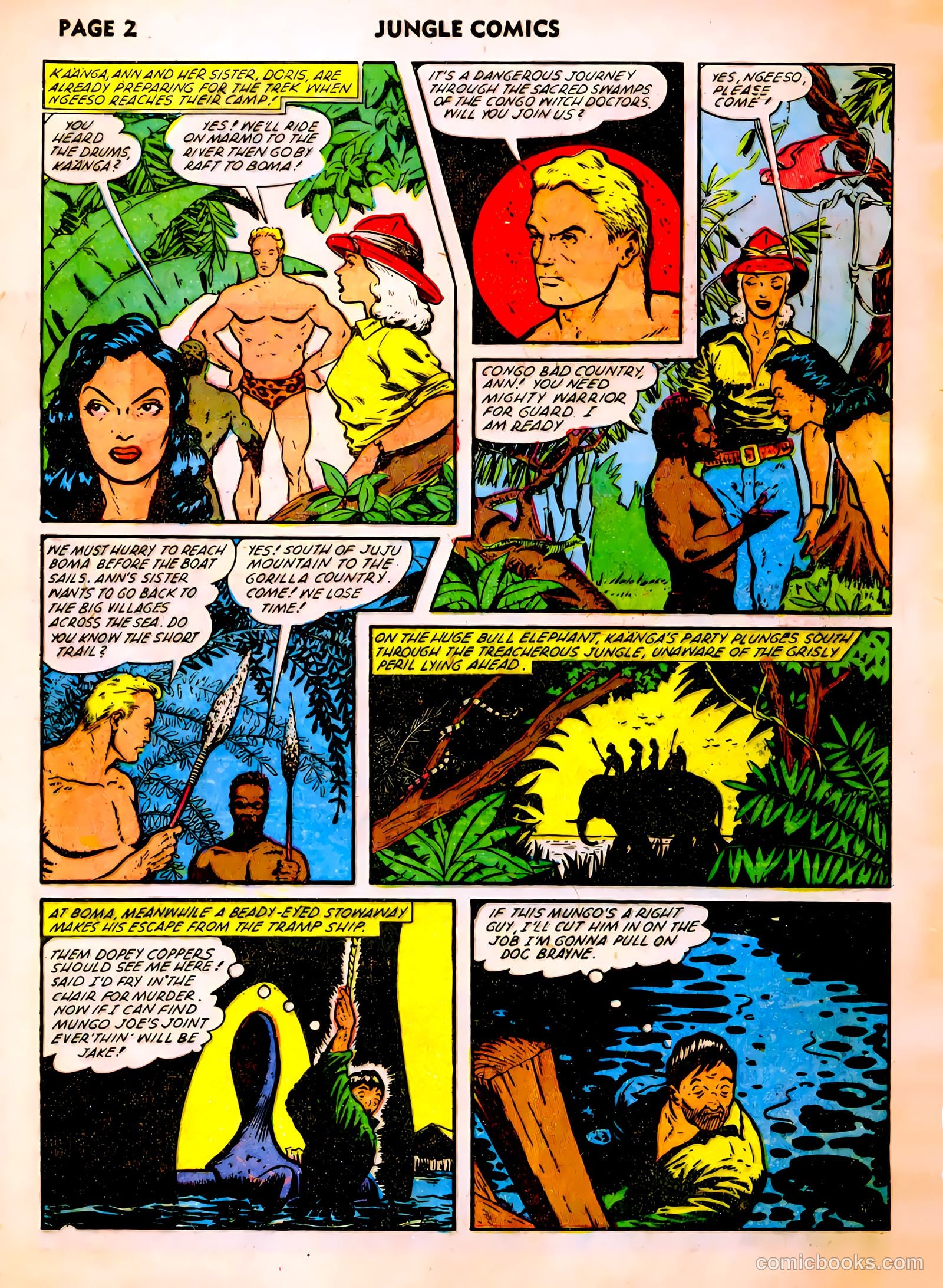 Jungle Comics #37 (1943, Fiction House) — page 4 of 68