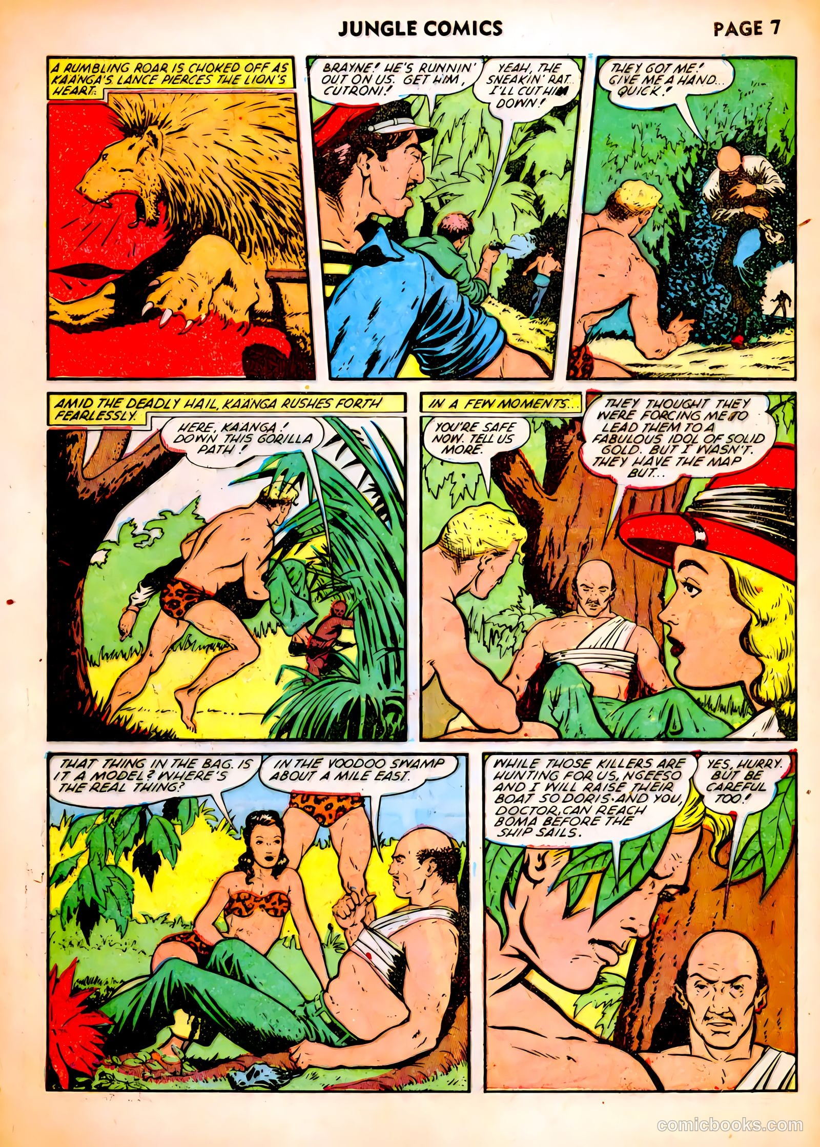 Jungle Comics #37 (1943, Fiction House) — page 9 of 68