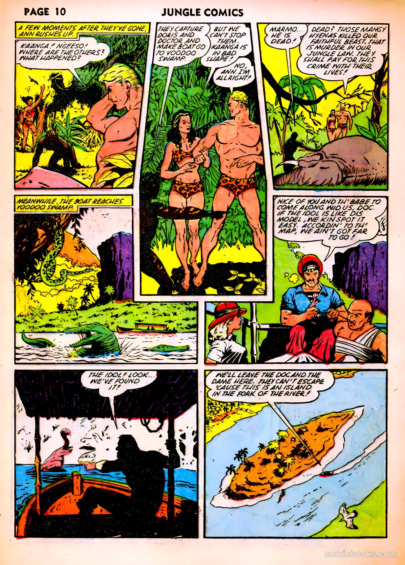 Jungle Comics #37 (1943, Fiction House) — page 12 of 68