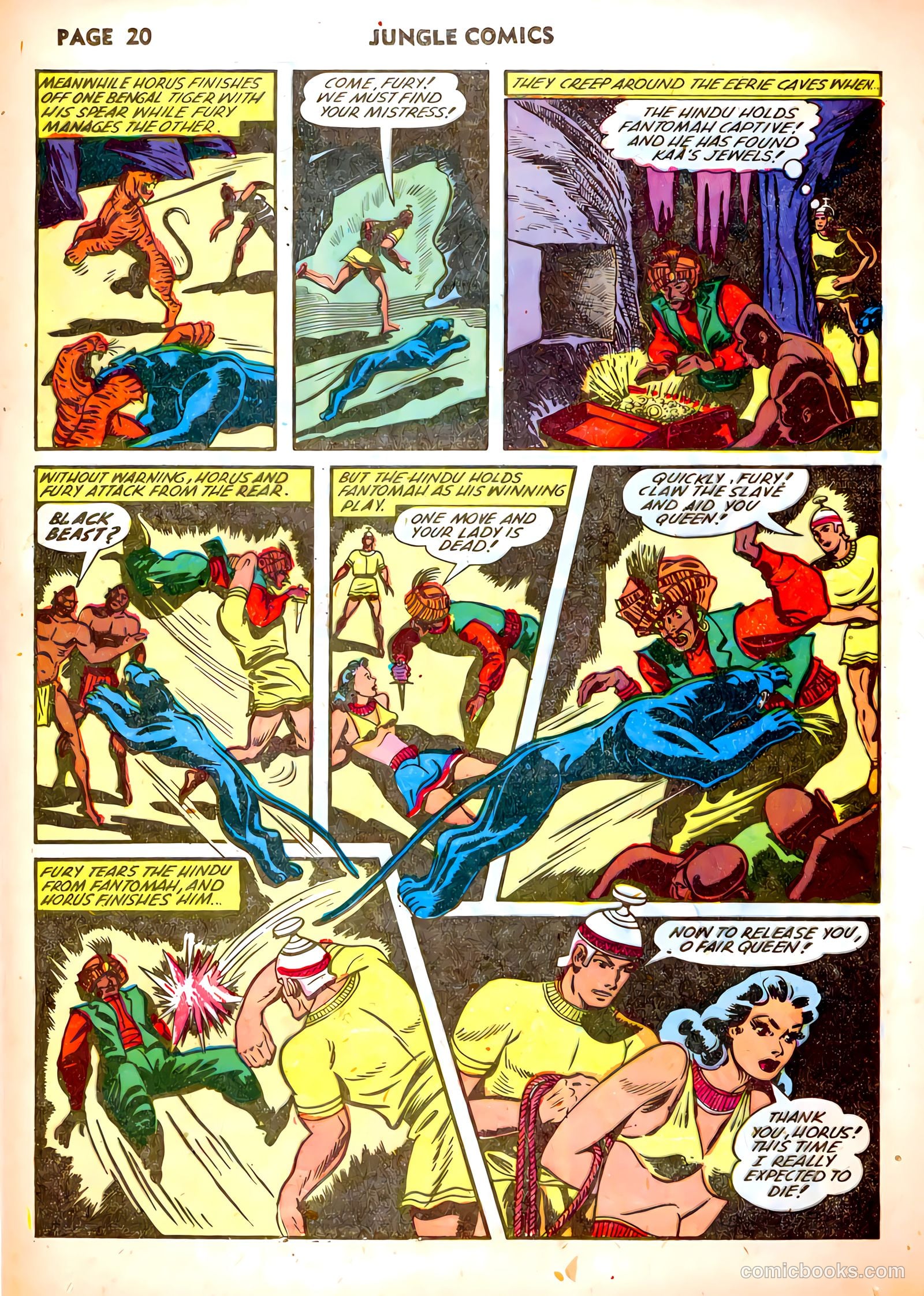 Jungle Comics #37 (1943, Fiction House) — page 22 of 68