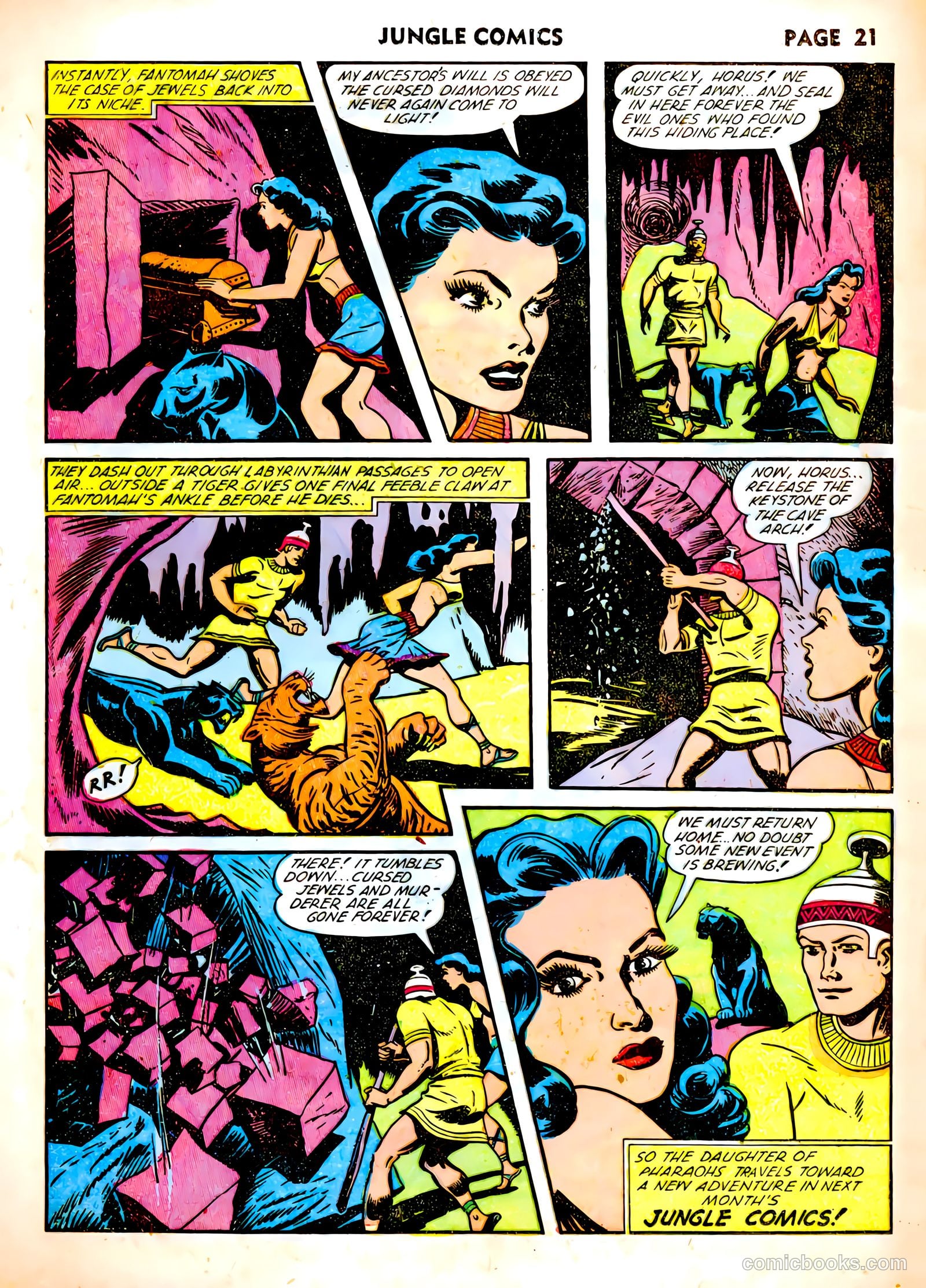 Jungle Comics #37 (1943, Fiction House) — page 23 of 68