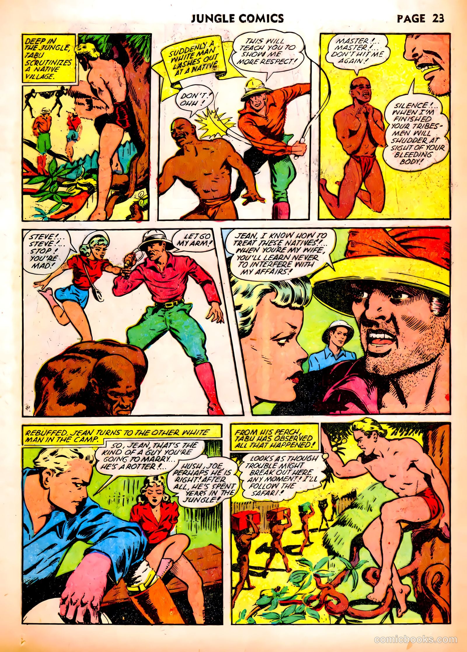 Jungle Comics #37 (1943, Fiction House) — page 25 of 68