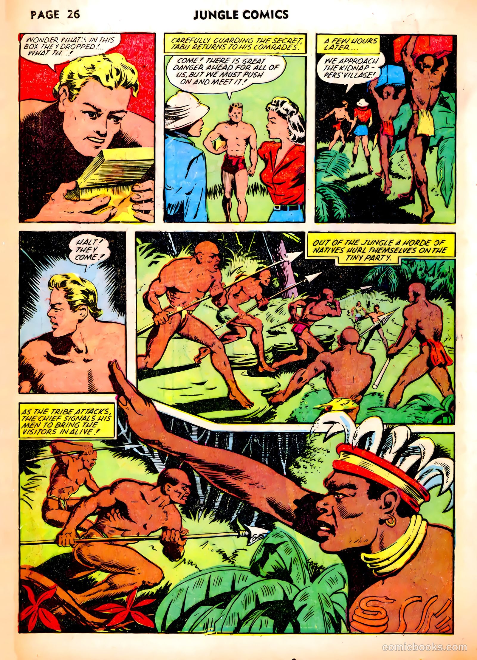 Jungle Comics #37 (1943, Fiction House) — page 28 of 68