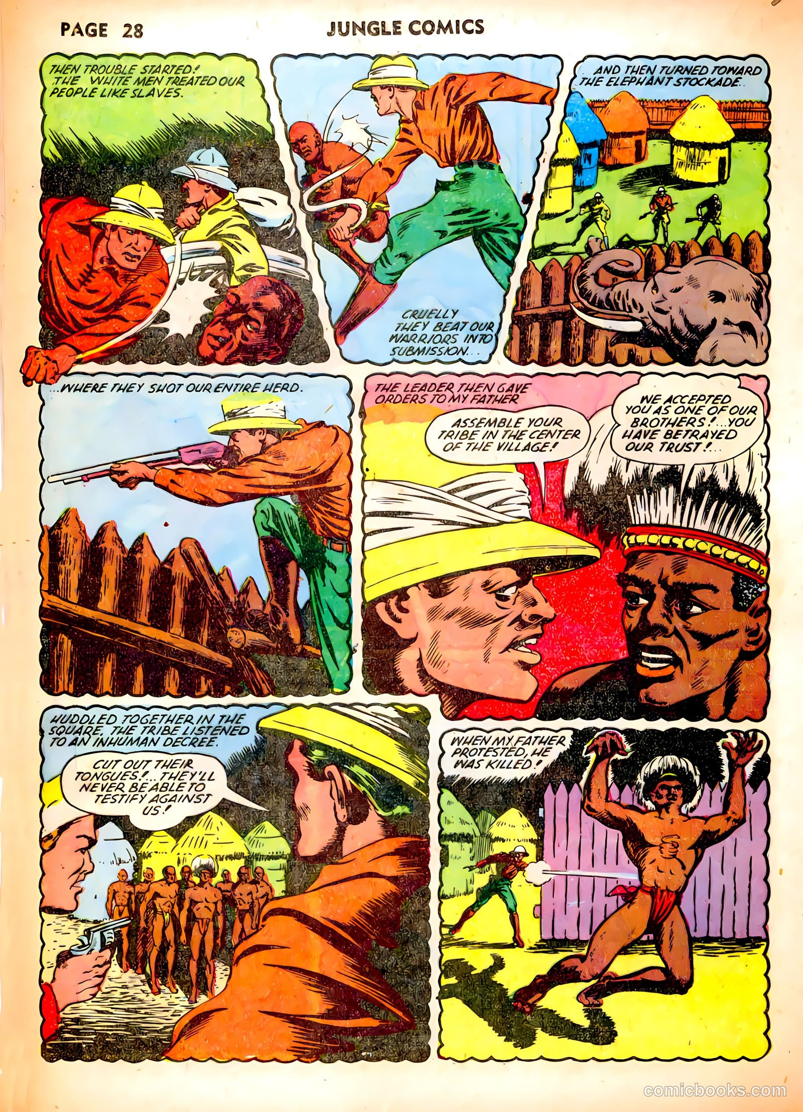 Jungle Comics #37 (1943, Fiction House) — page 30 of 68