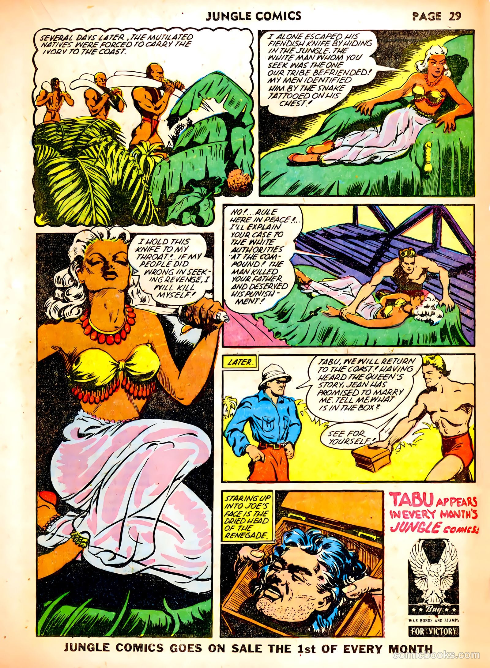 Jungle Comics #37 (1943, Fiction House) — page 31 of 68