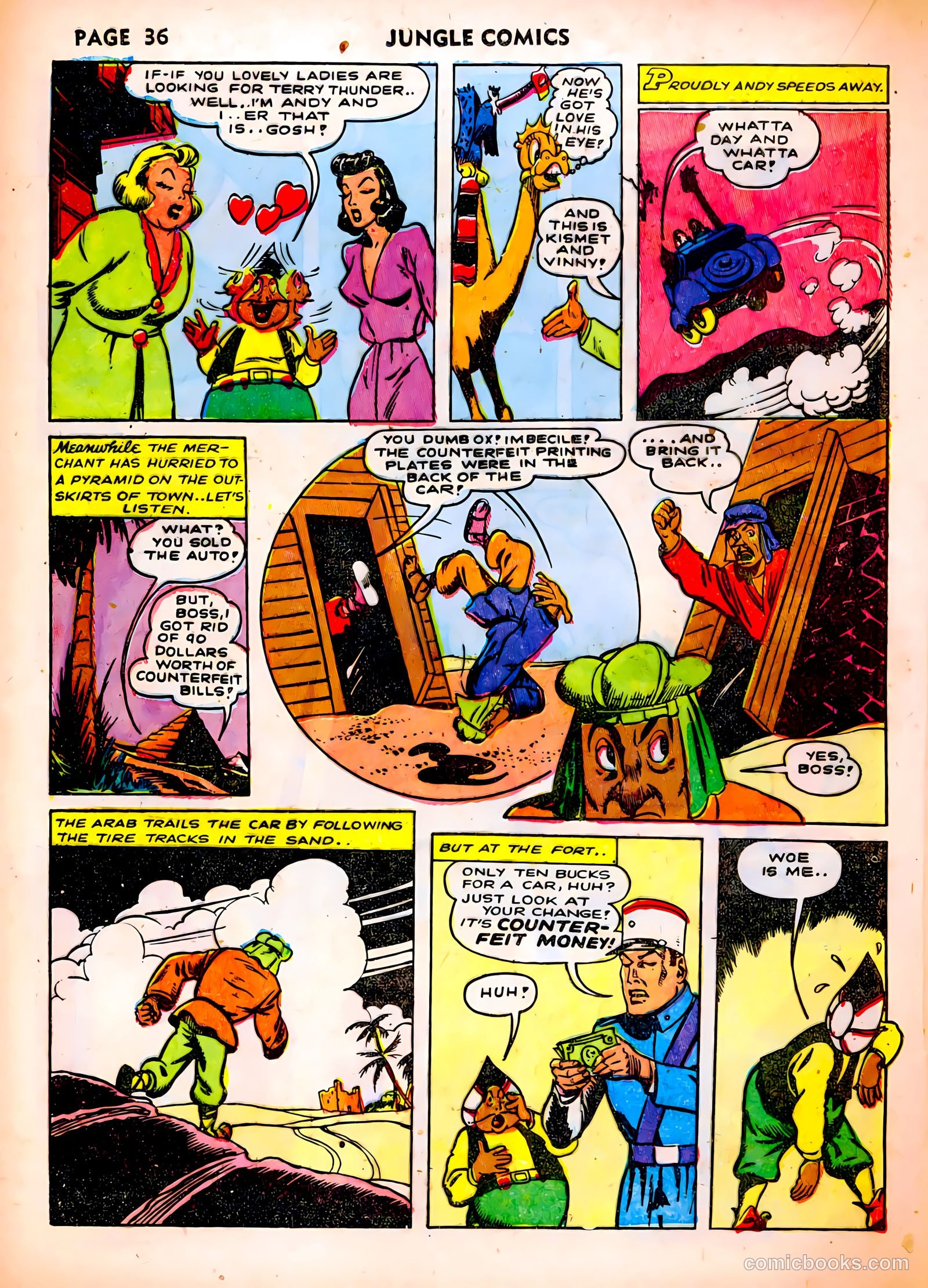 Jungle Comics #37 (1943, Fiction House) — page 38 of 68