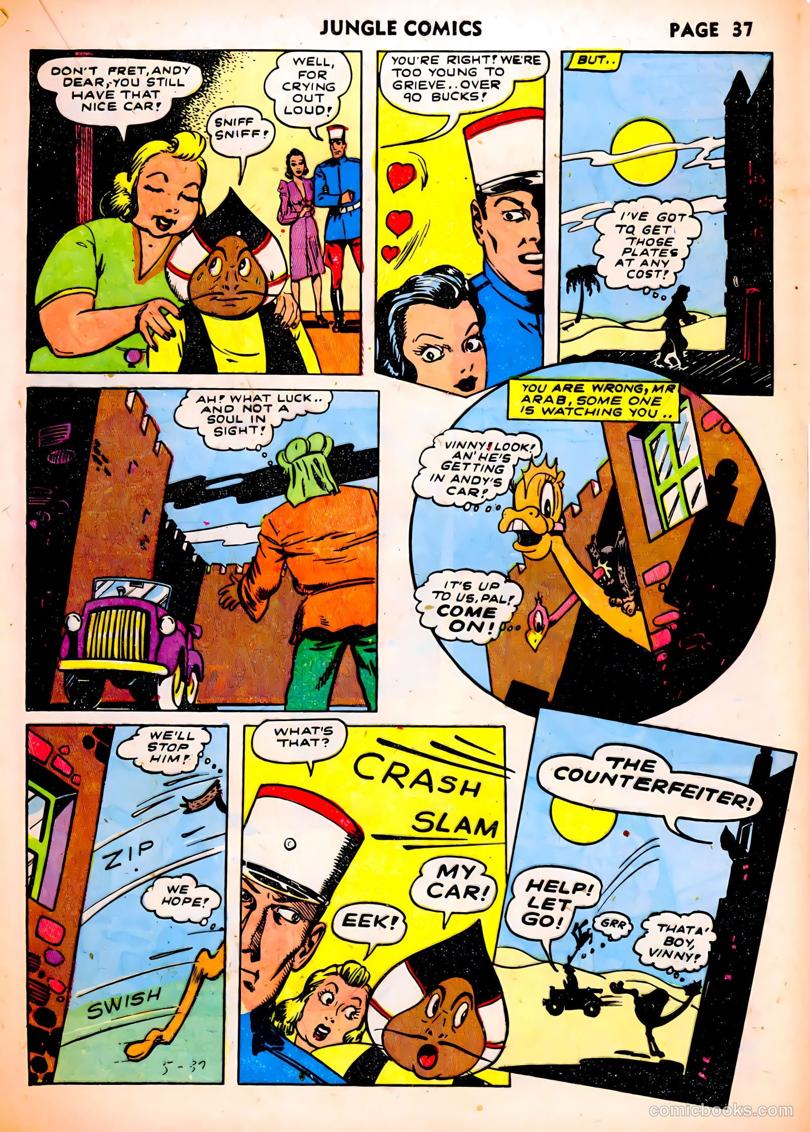Jungle Comics #37 (1943, Fiction House) — page 39 of 68