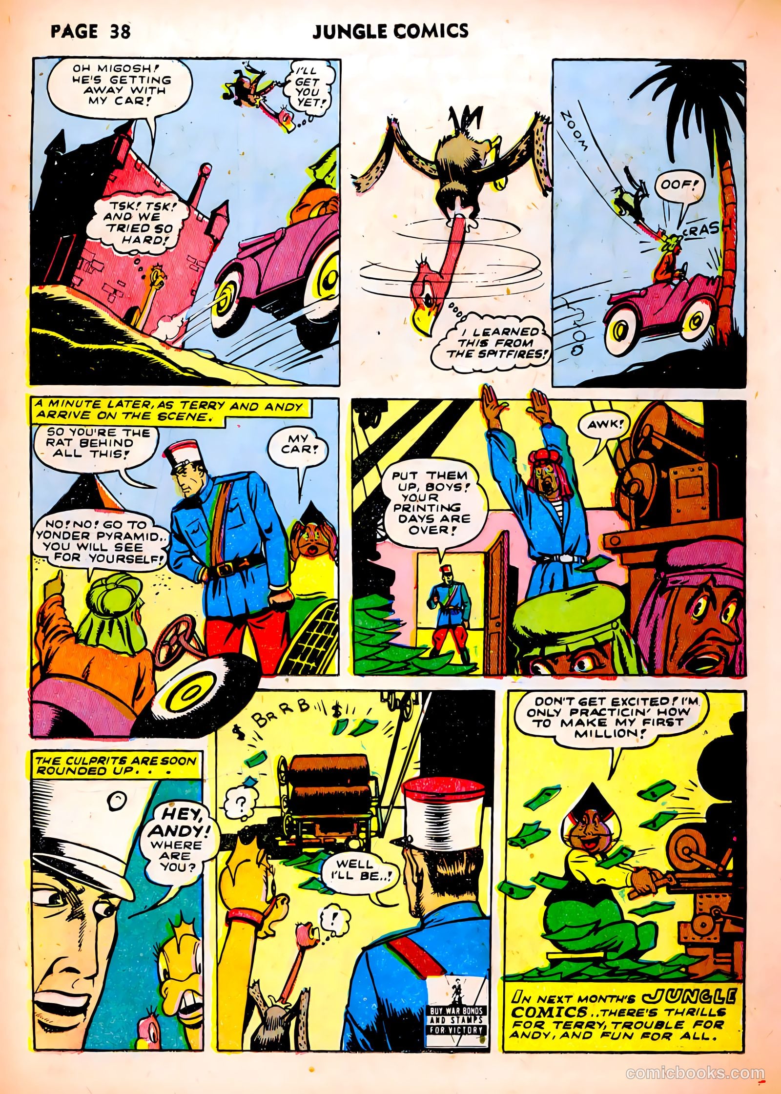 Jungle Comics #37 (1943, Fiction House) — page 40 of 68