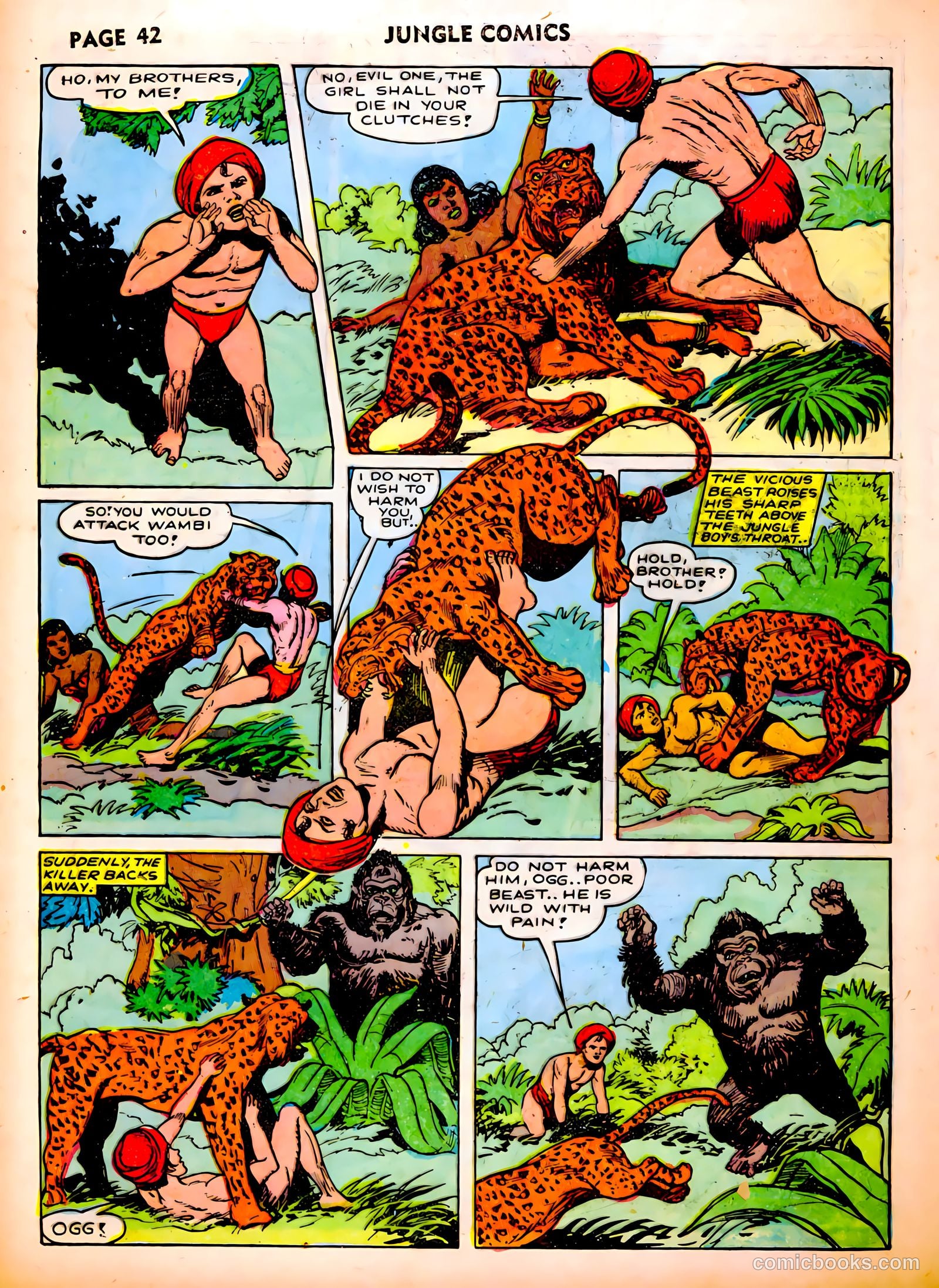 Jungle Comics #37 (1943, Fiction House) — page 44 of 68