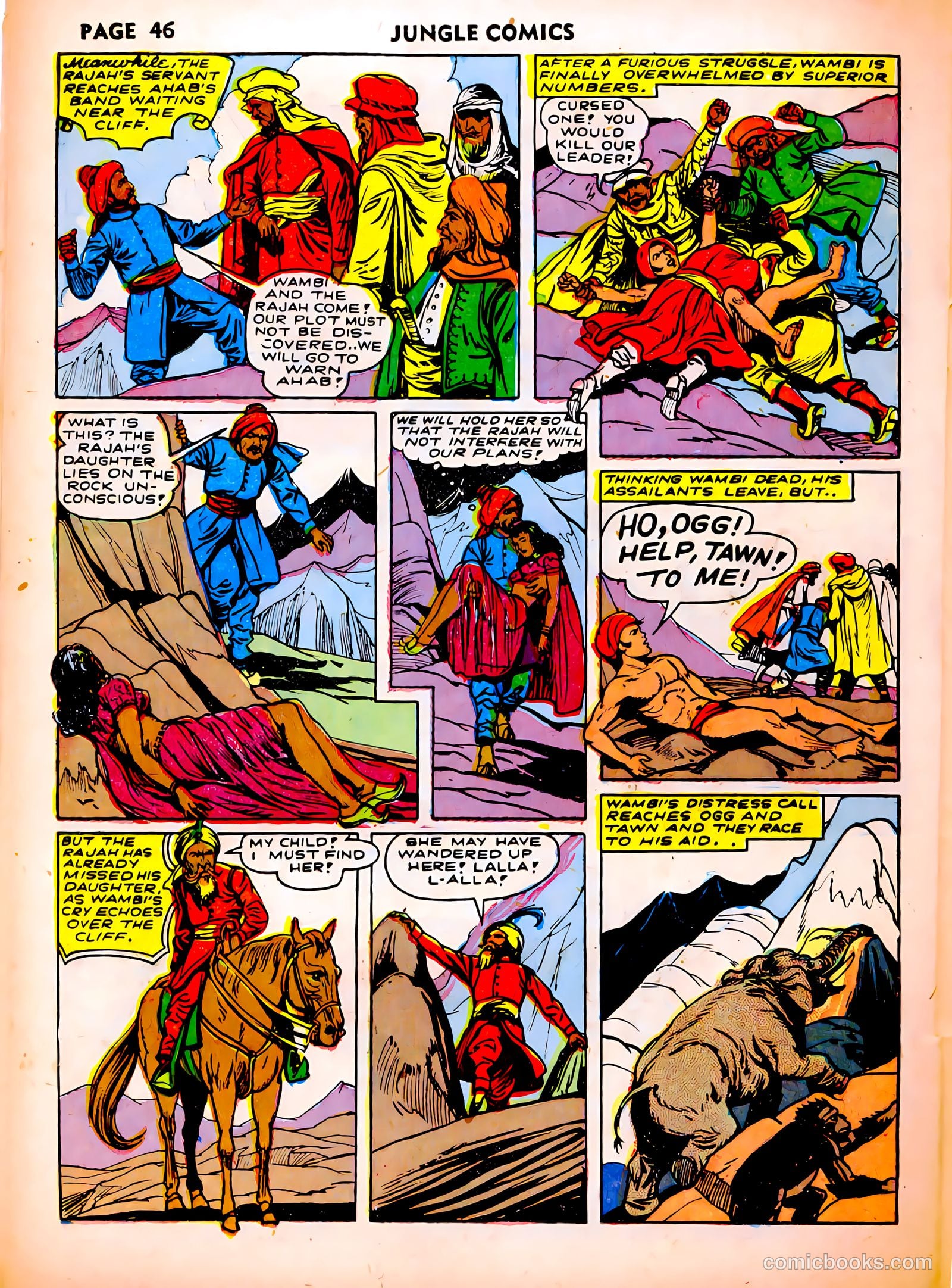 Jungle Comics #37 (1943, Fiction House) — page 48 of 68