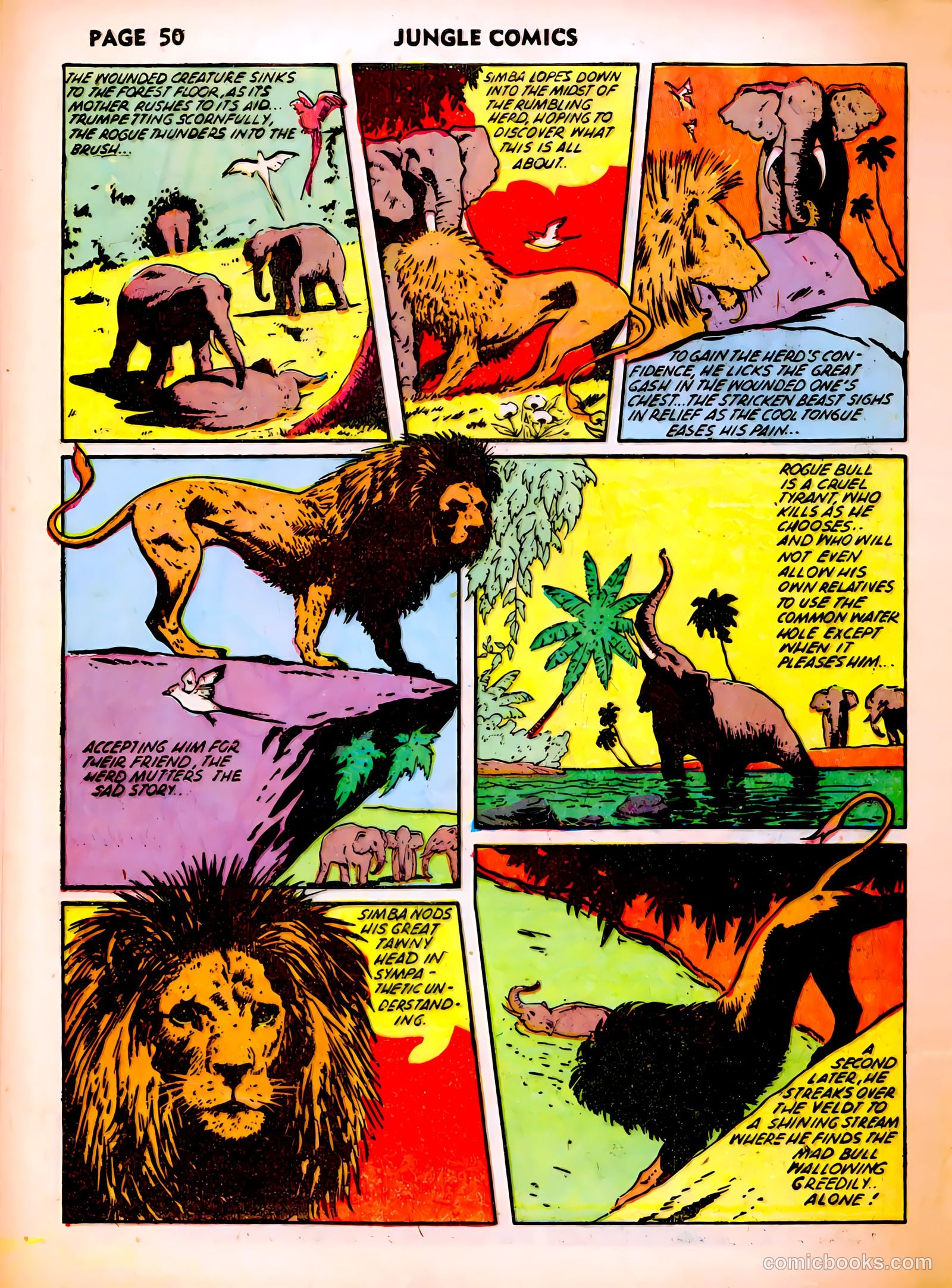Jungle Comics #37 (1943, Fiction House) — page 52 of 68