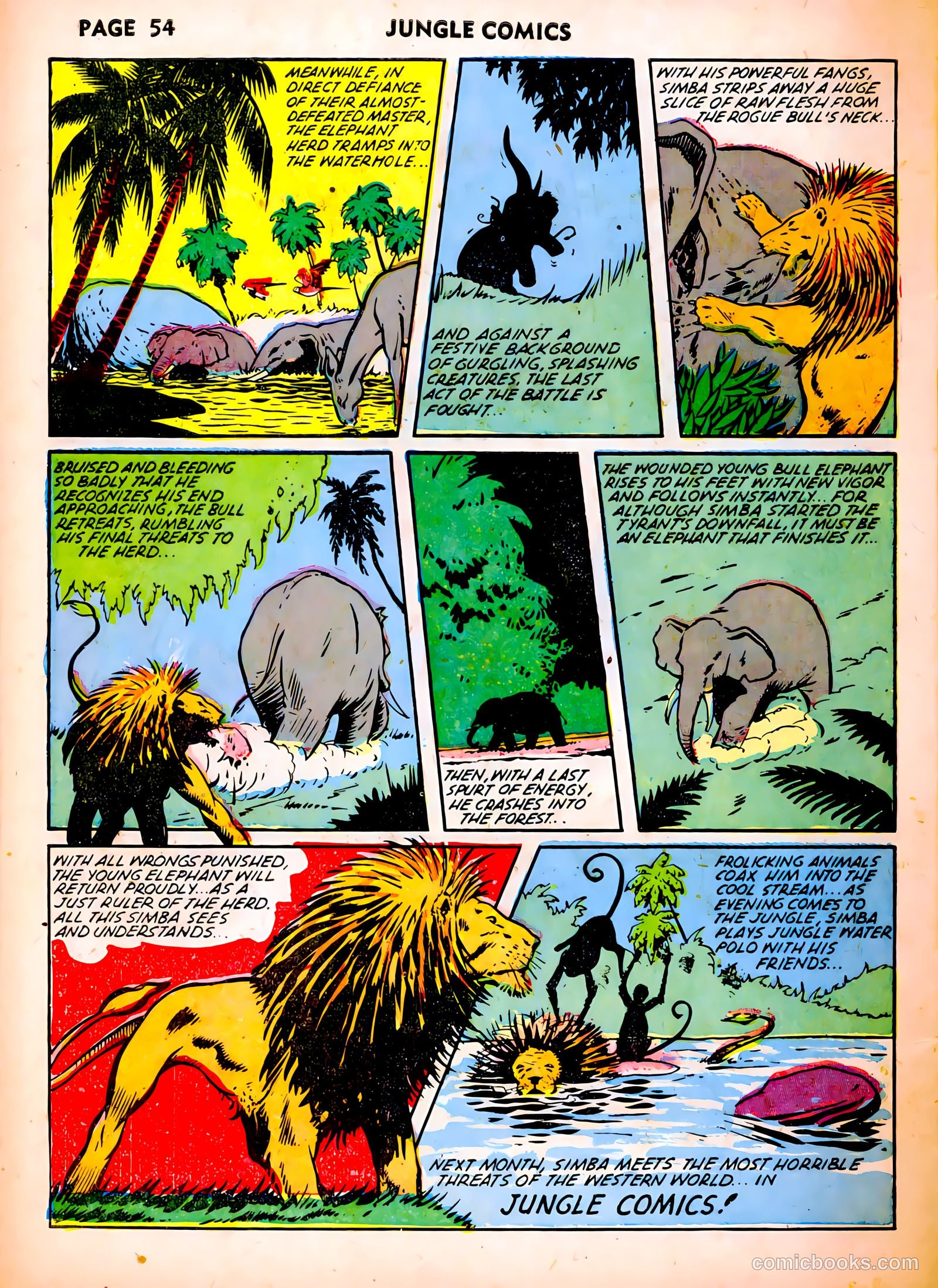 Jungle Comics #37 (1943, Fiction House) — page 56 of 68