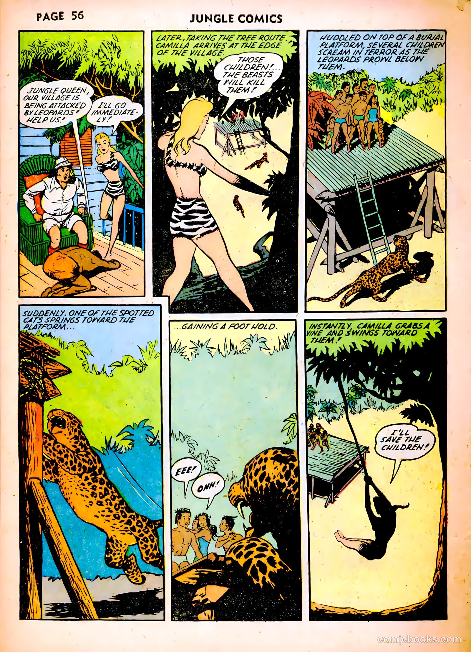 Jungle Comics #37 (1943, Fiction House) — page 58 of 68