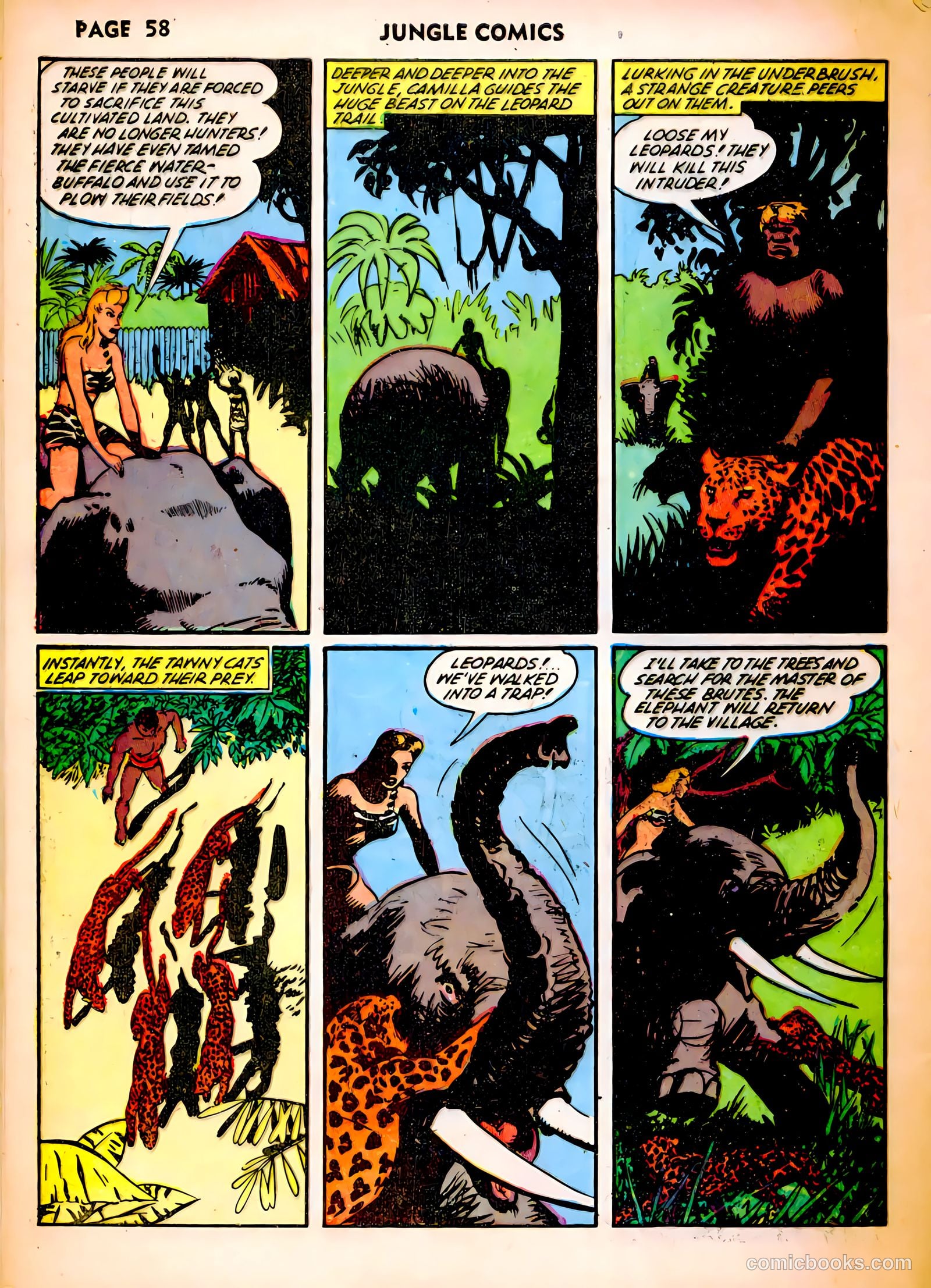 Jungle Comics #37 (1943, Fiction House) — page 60 of 68