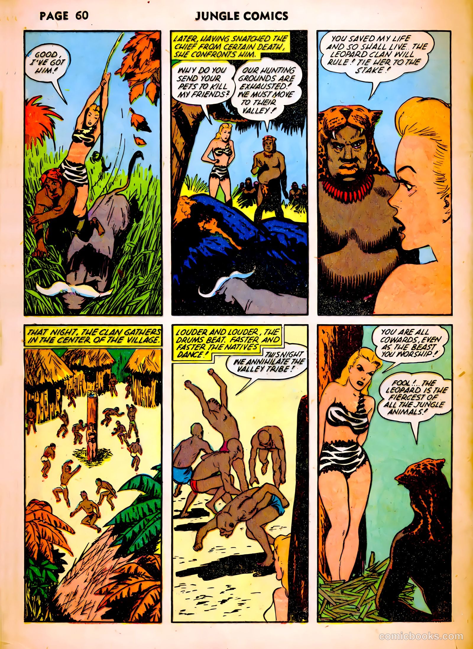 Jungle Comics #37 (1943, Fiction House) — page 62 of 68