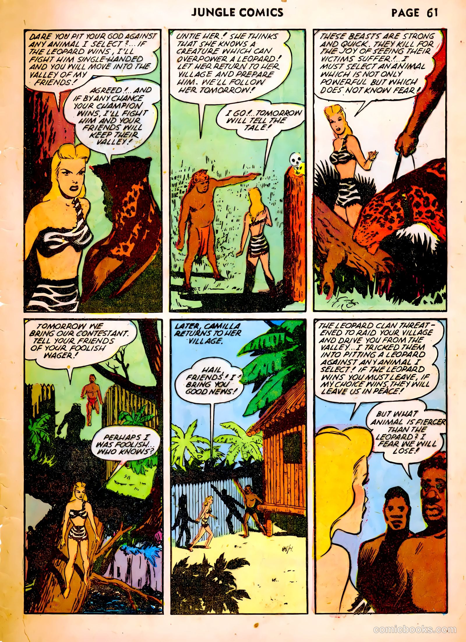 Jungle Comics #37 (1943, Fiction House) — page 63 of 68