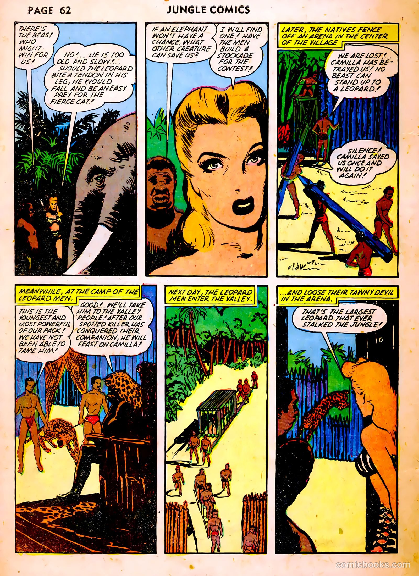 Jungle Comics #37 (1943, Fiction House) — page 64 of 68