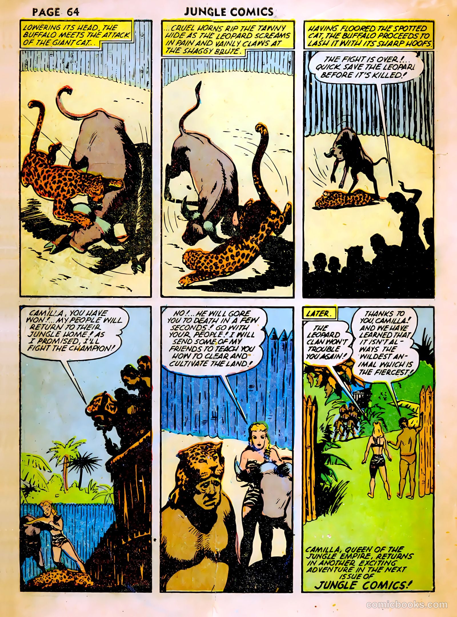 Jungle Comics #37 (1943, Fiction House) — page 66 of 68