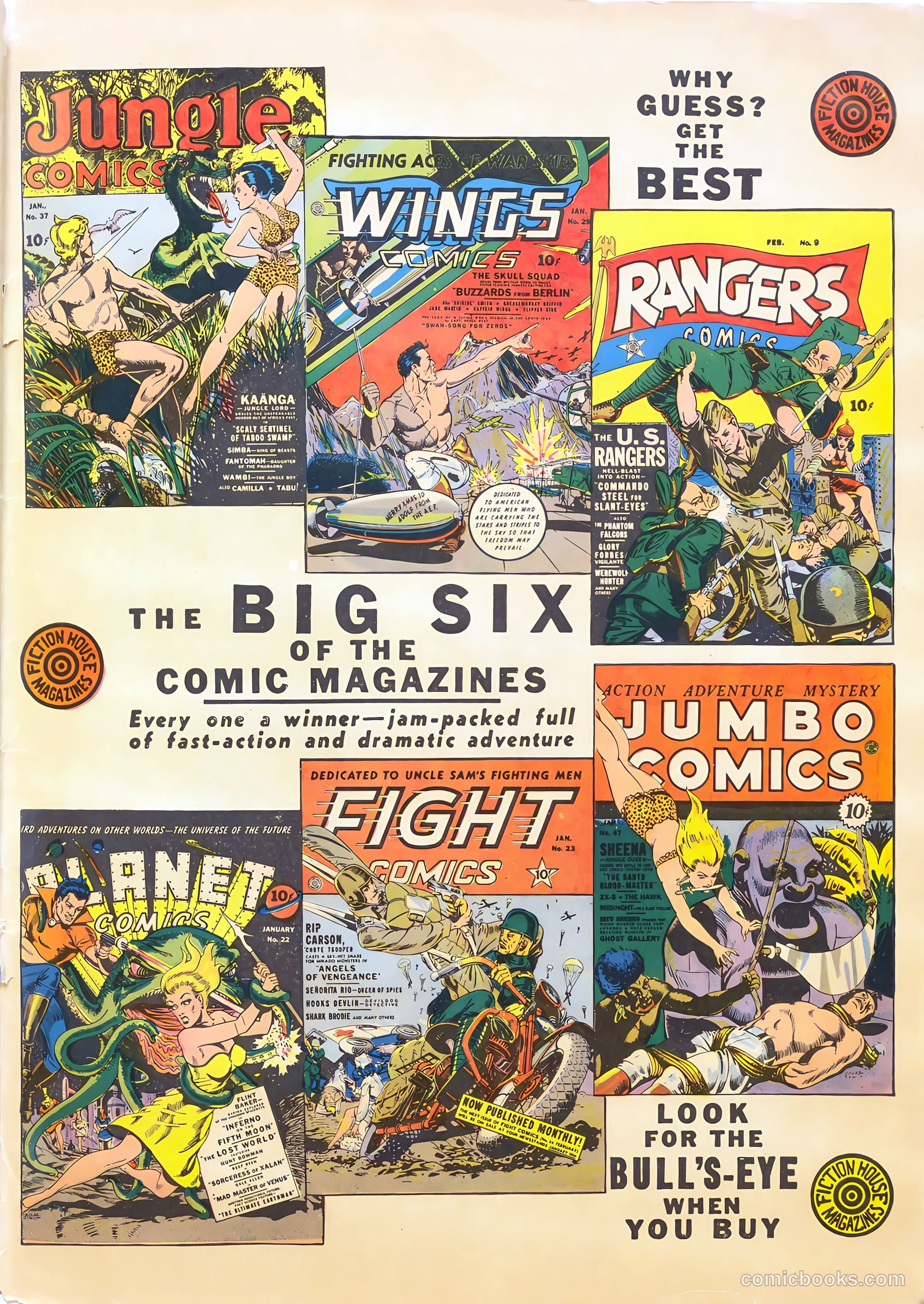 Jungle Comics #37 (1943, Fiction House) — page 67 of 68
