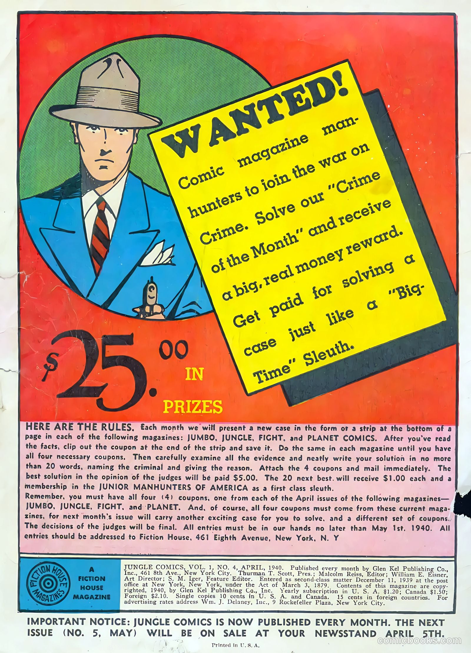 Jungle Comics #4 (1940) — page 3 of 67