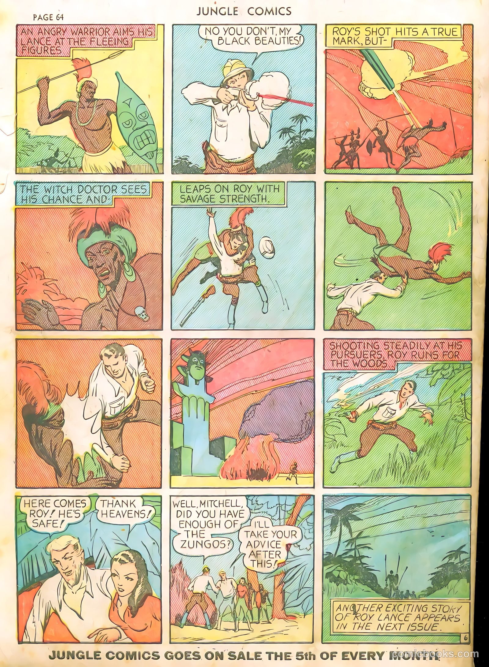 Jungle Comics #4 (1940) — page 67 of 67
