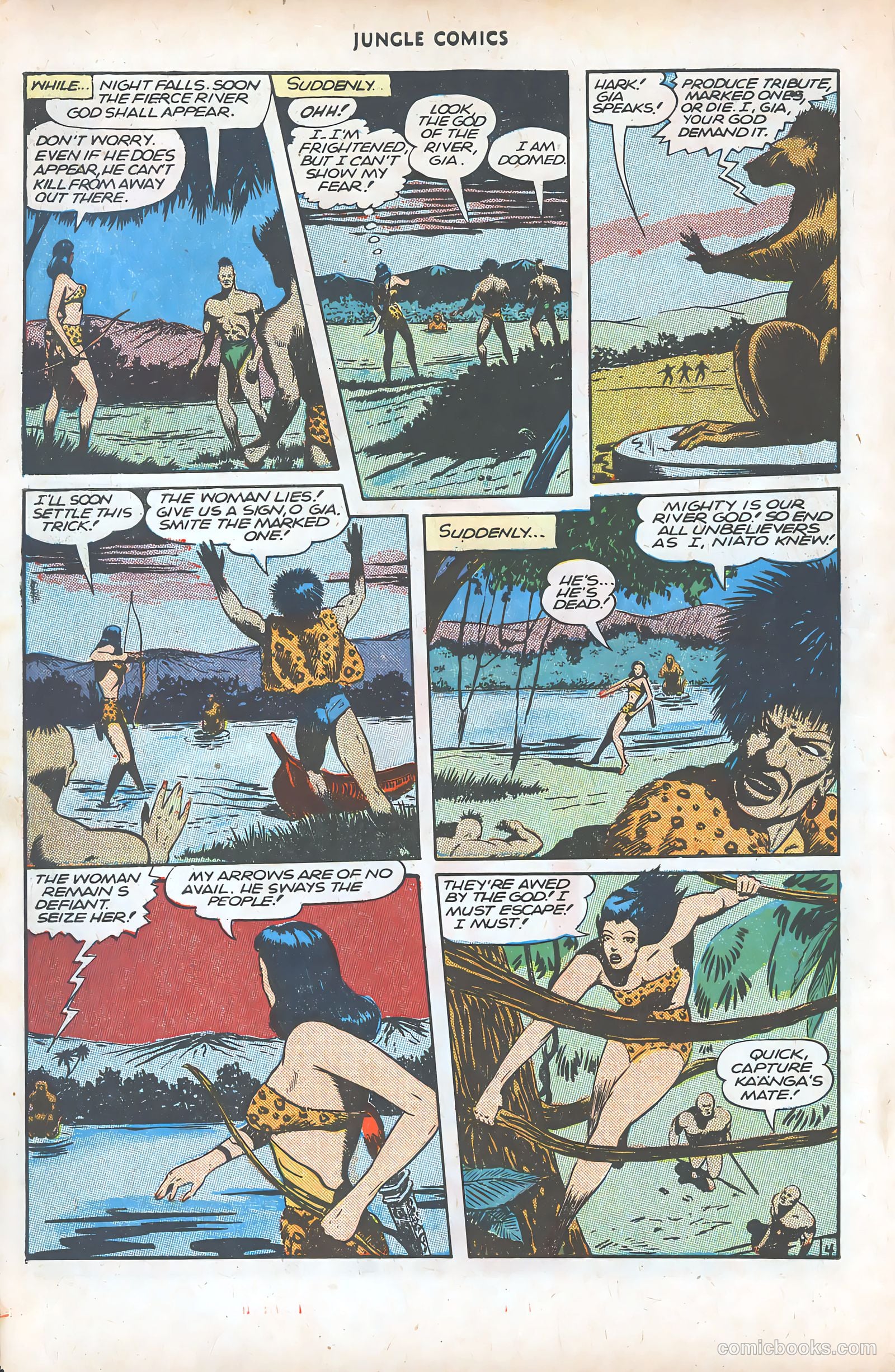 Jungle Comics #77 (1946) — page 6 of 52