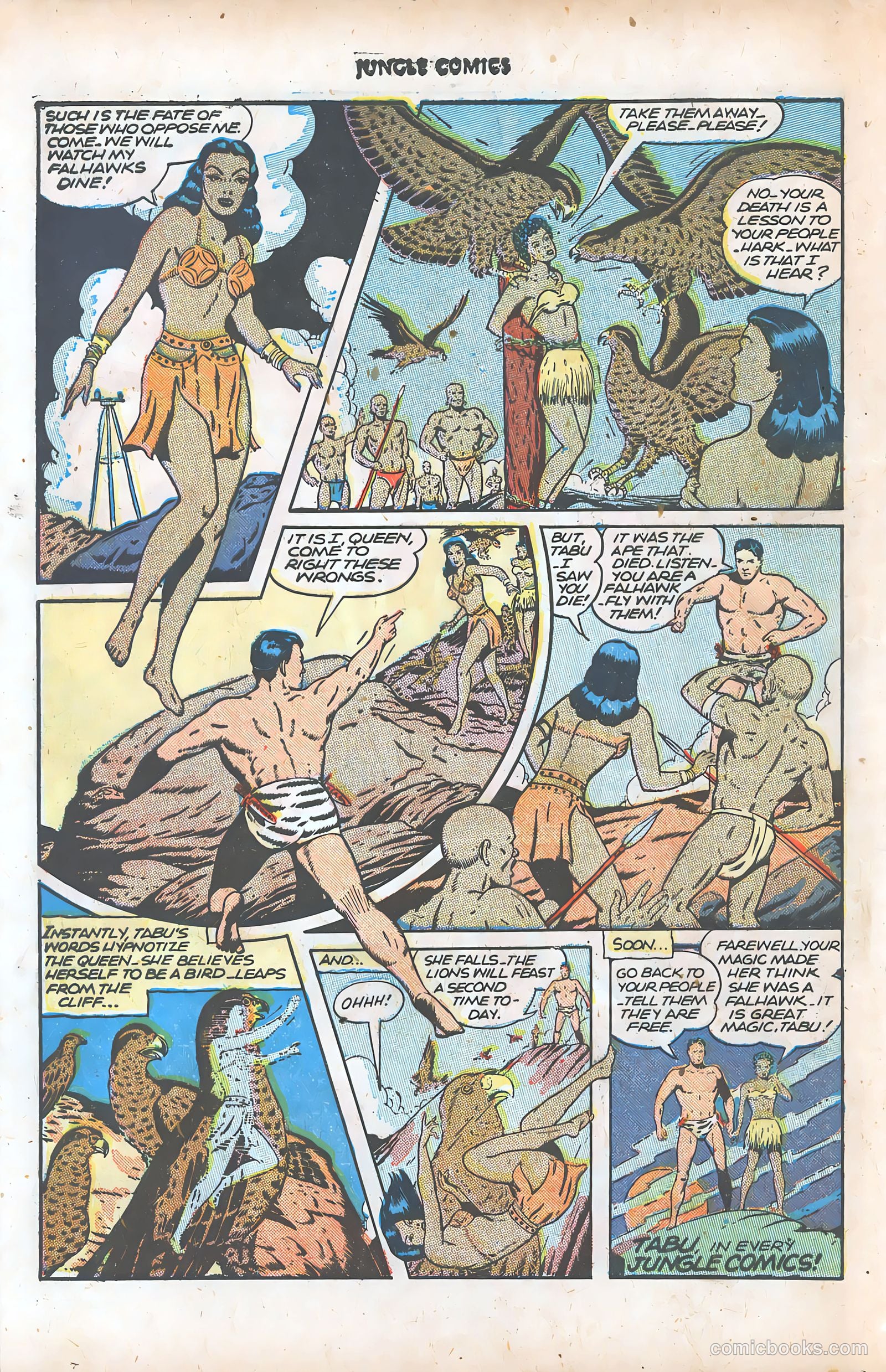 Jungle Comics #77 (1946) — page 40 of 52