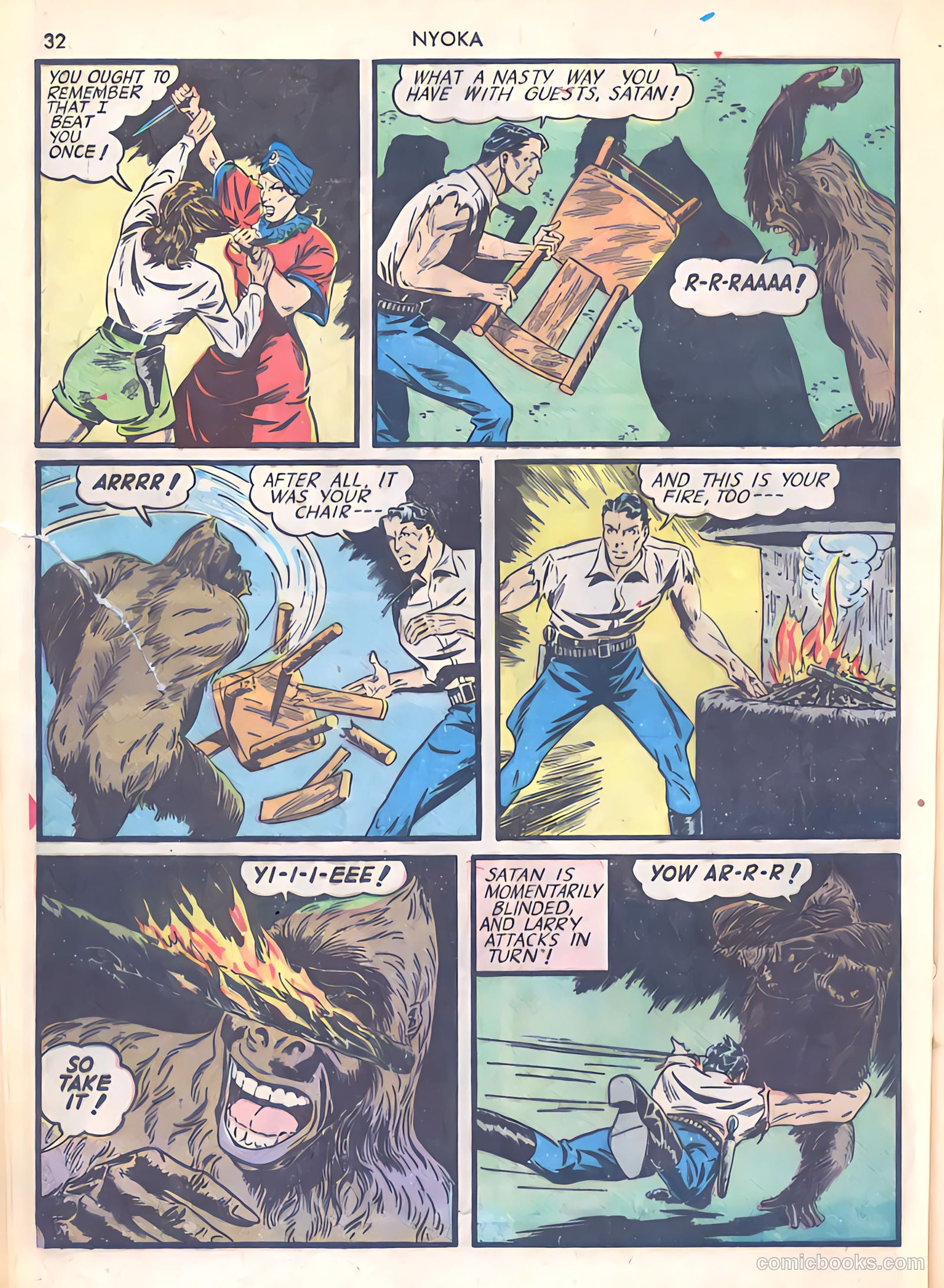 Jungle Girl #1 (1942) — page 32 of 68